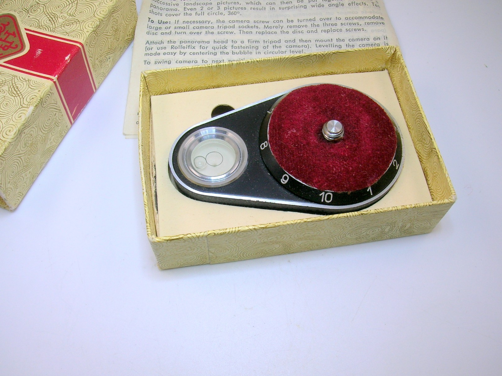 ROLLEI F&H PANORAMA HEAD FOR LEICA M CAMERAS – ORIGINAL BOX – 18 0F 37