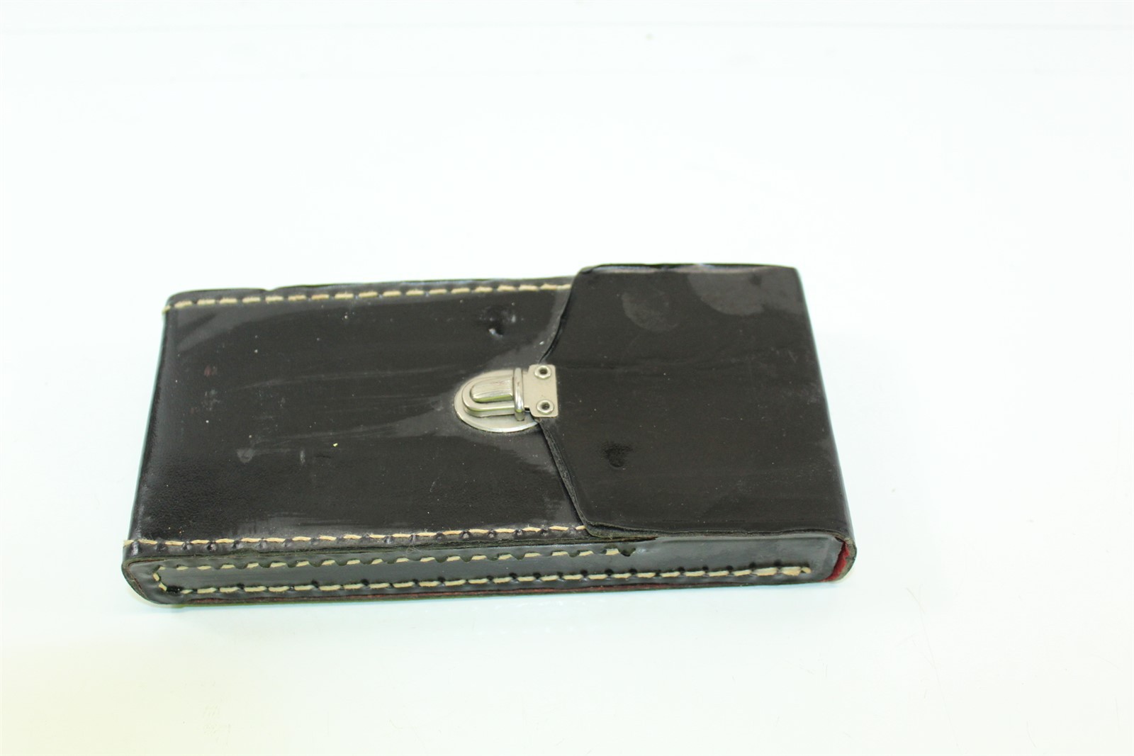 Vintage Photo Test Tubes In Black Leather Pouch Screw On Caps 3 Count Tubes