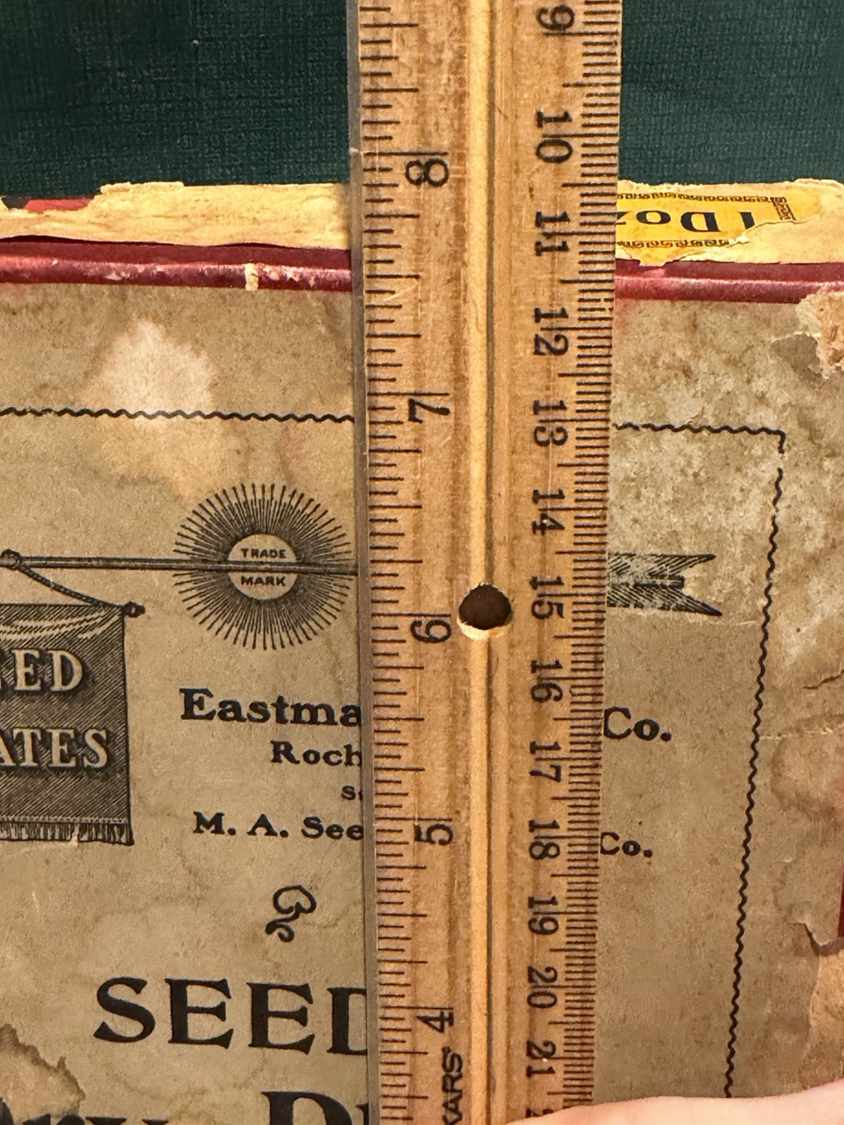 Eastman Kodak Seeds Dry Plates Glass Photography Slide Photo General Store Auto
