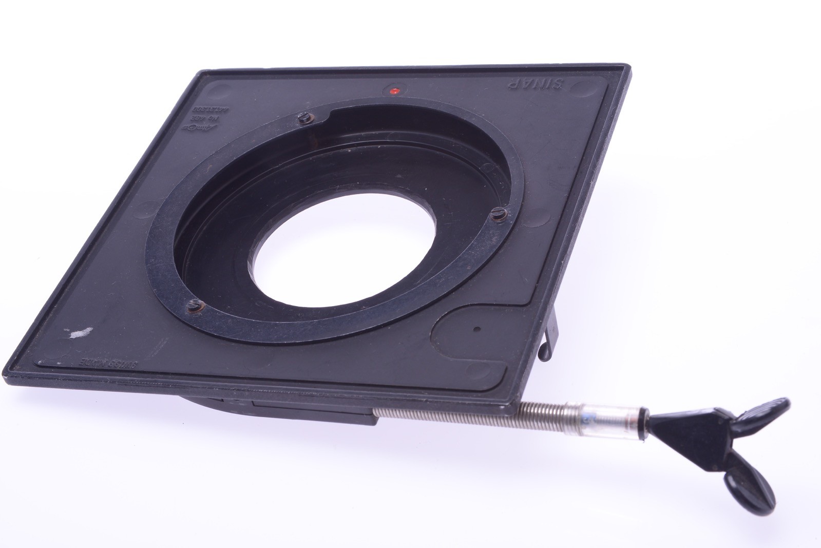 ✅ SINAR LENS BOARD PANEL PLATE CAMERA 52.5MM COMPUR 2 F/5.6-45 APERTURE CONTROL