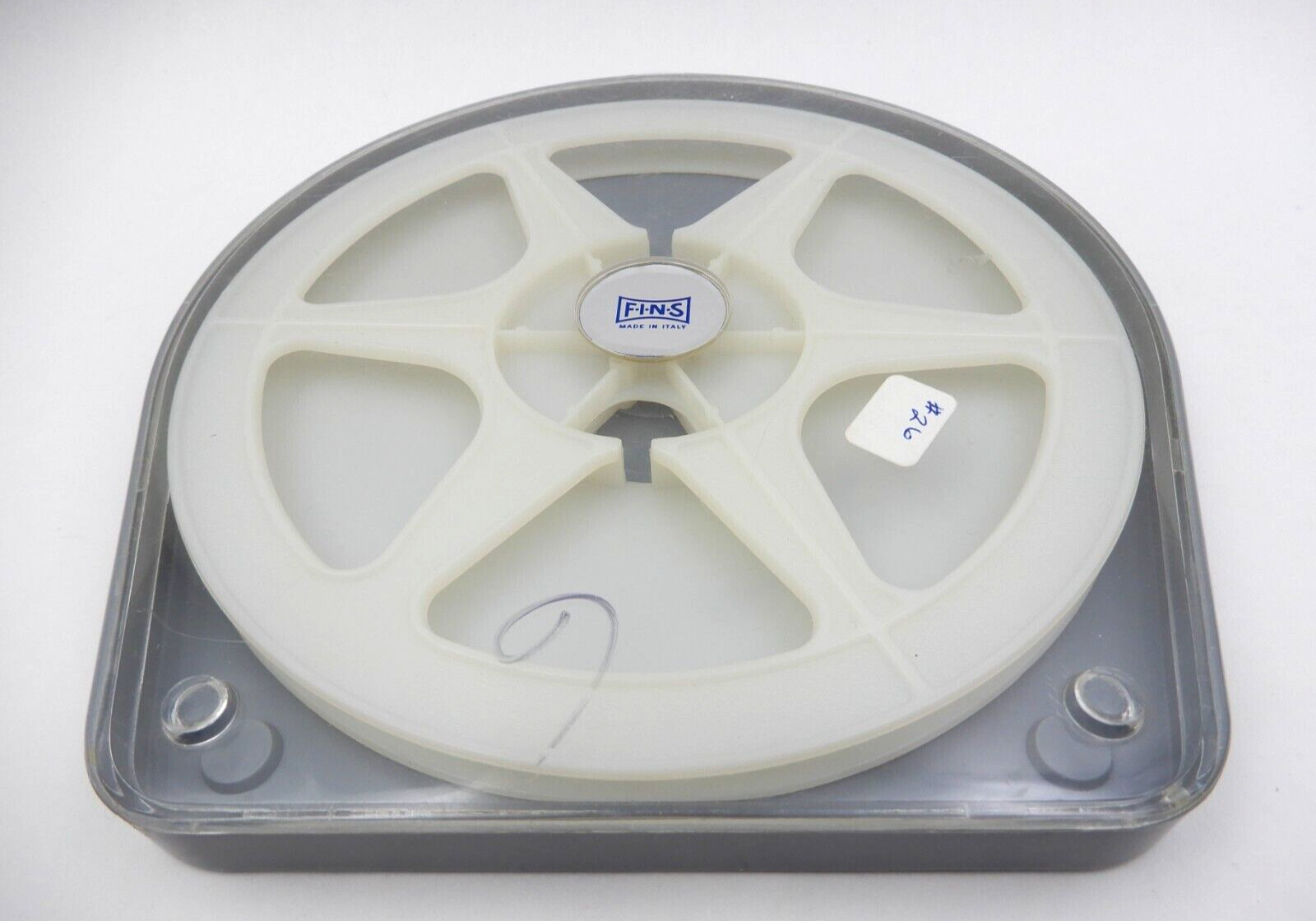 SET OF 2 VINTAGE SUPER 8MM FILM REELS WITH CASES BY FINS OF ITALY ~ 400 FEET