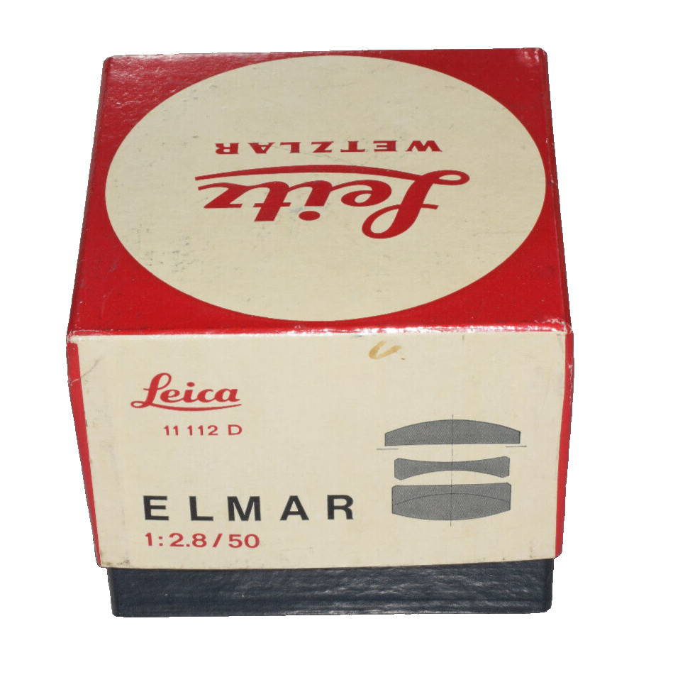 Orginal Box Leica For Lens Elmar 2.8/50mm 11 112 D