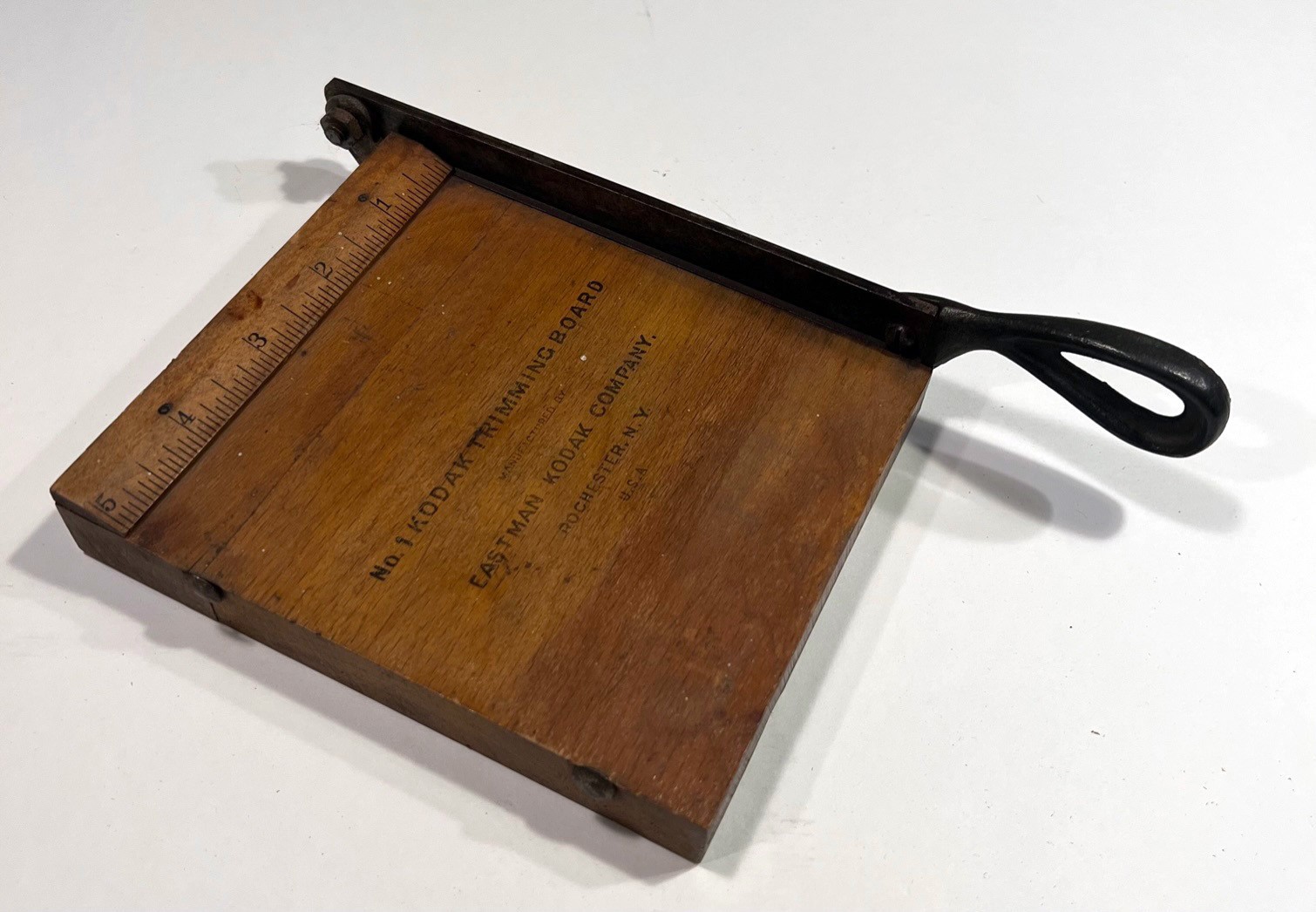 Vintage No. 1 Kodak Trimming Board EASTMAN KODAK COMPANY 5″ X 6″ X 3/4″