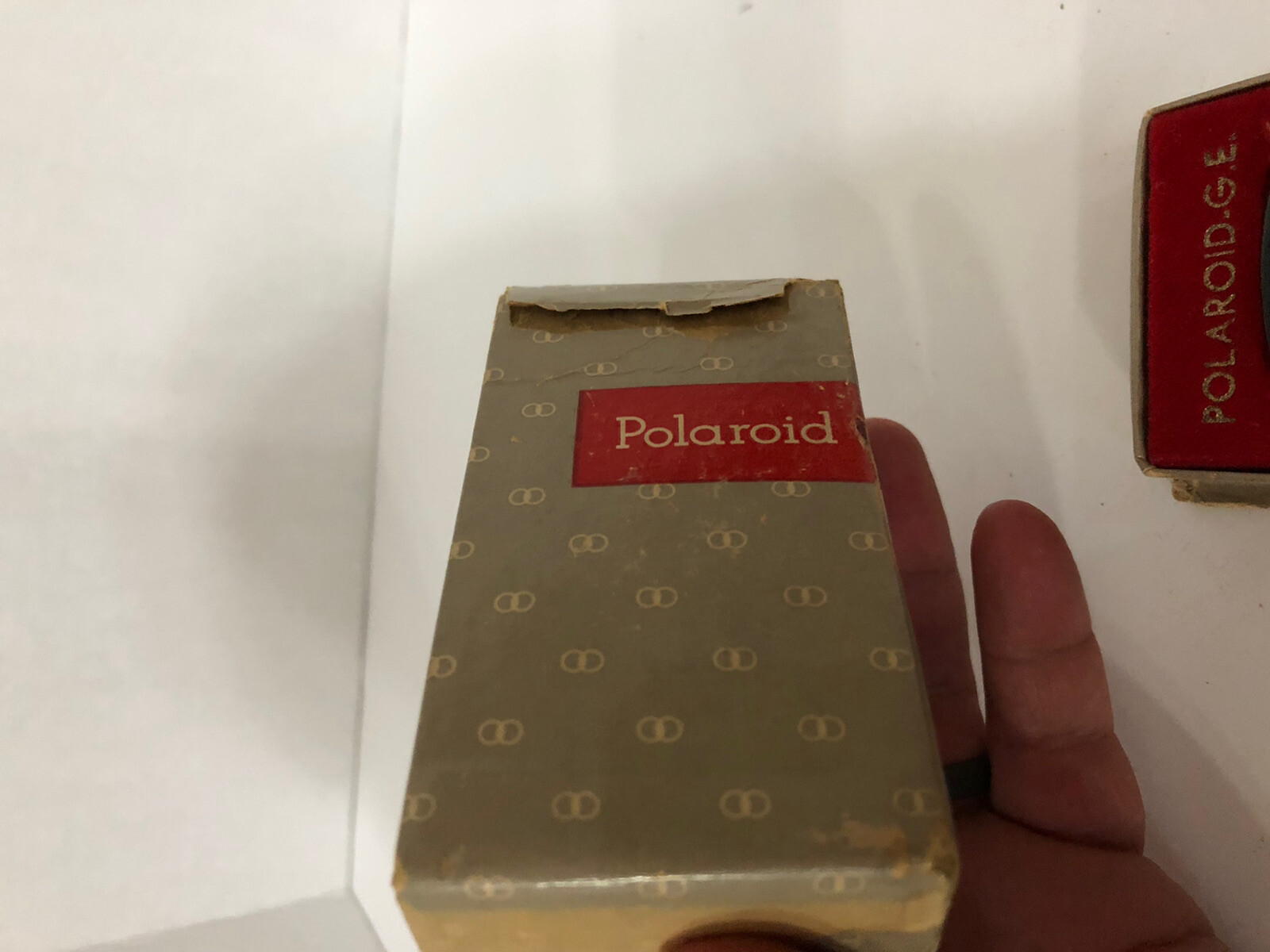 Vintage Polaroid Exposure Meter PR-22 W/Original Box & Manual General Electric