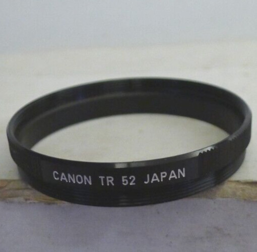 Canon TR 52 Screw On Threaded Adapter Ring – Made in Japan