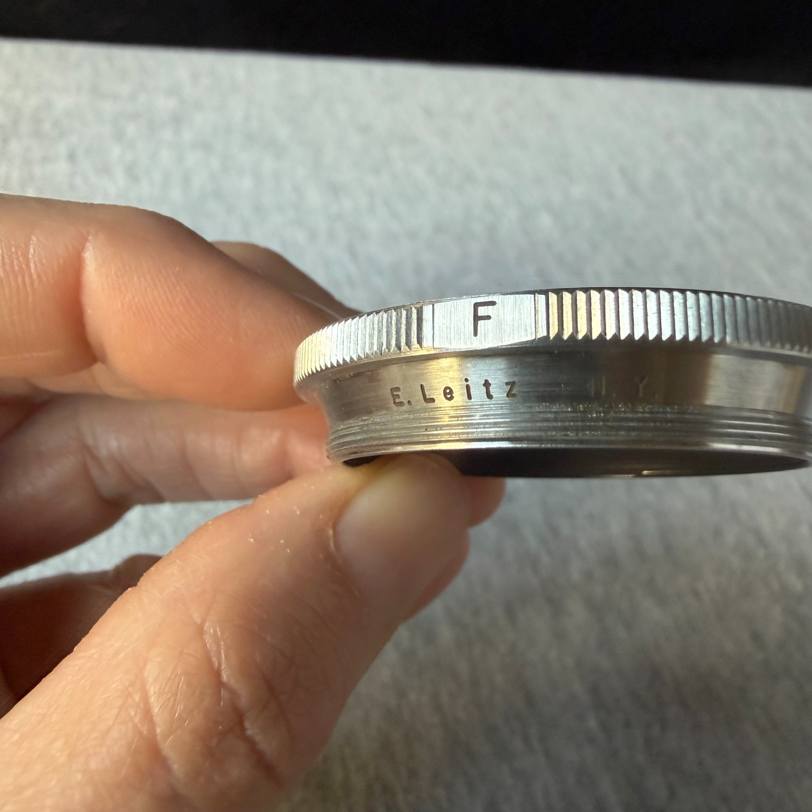 Leica E. Leitz Vintage Summitar Type F Flash Filter w/ Original Box New York