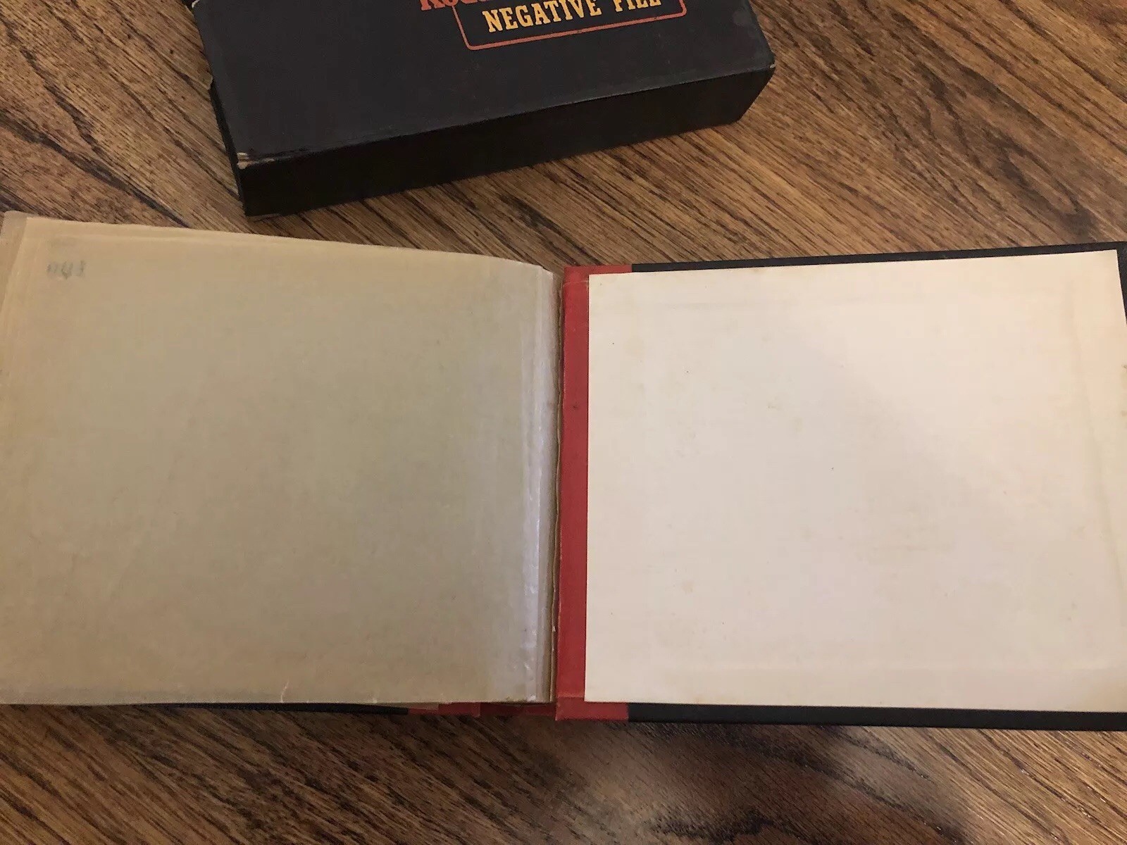 Vintage Kodak Negative File for 100 negatives 4×5 Book With Used Negatives