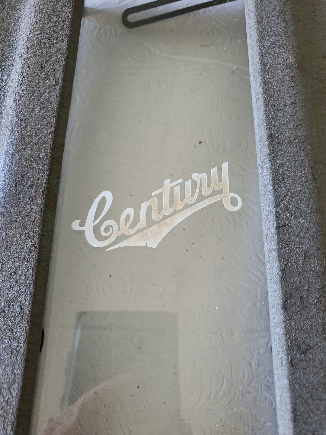 Century Projector Door with Glass Vintage Theater Decor 15×9.25