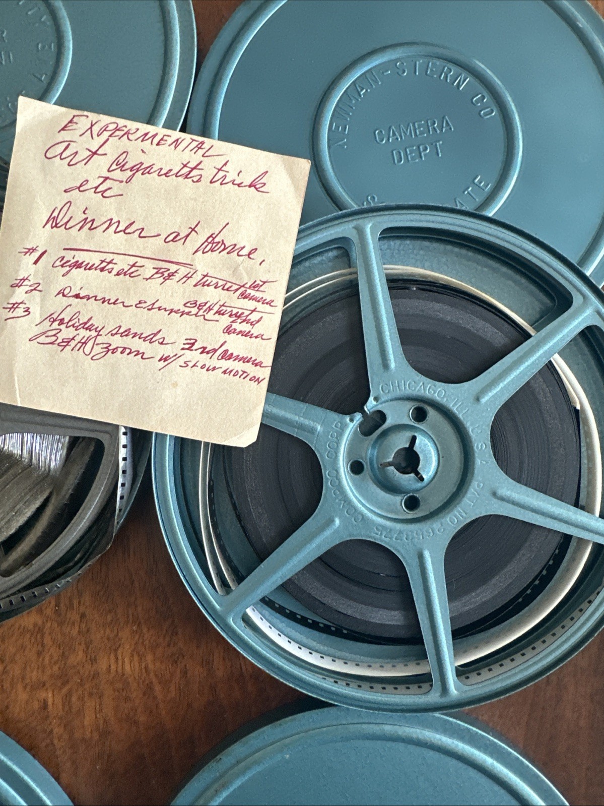 Vintage 8mm Films, Canisters, Reels, And Brumberger Carrying Case