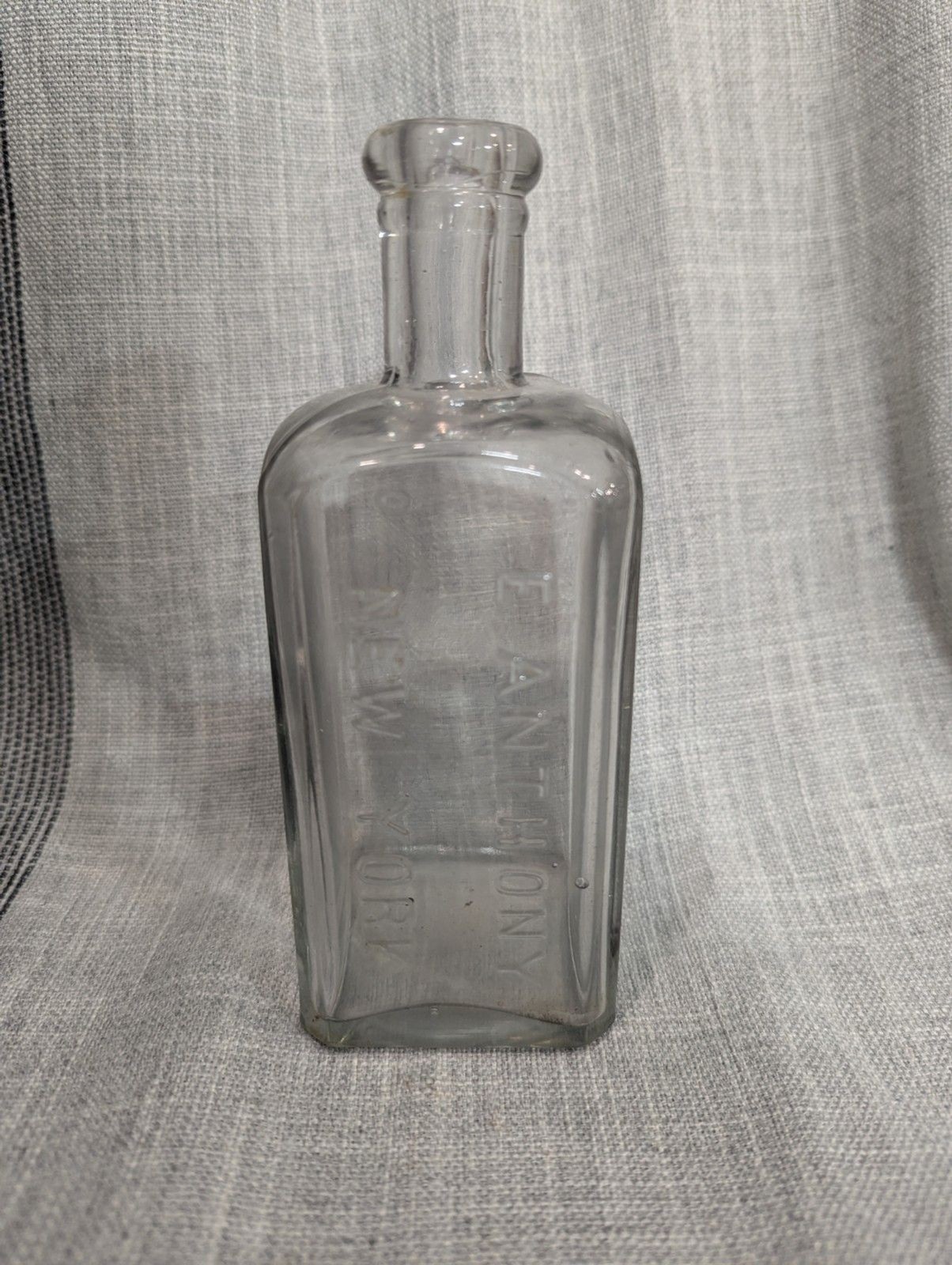 1860s E.ANTHONY NEW YORK EARLY AMBROTYPE COLLODIAN PHOTOGRAPH DEVELOPER BOTTLE