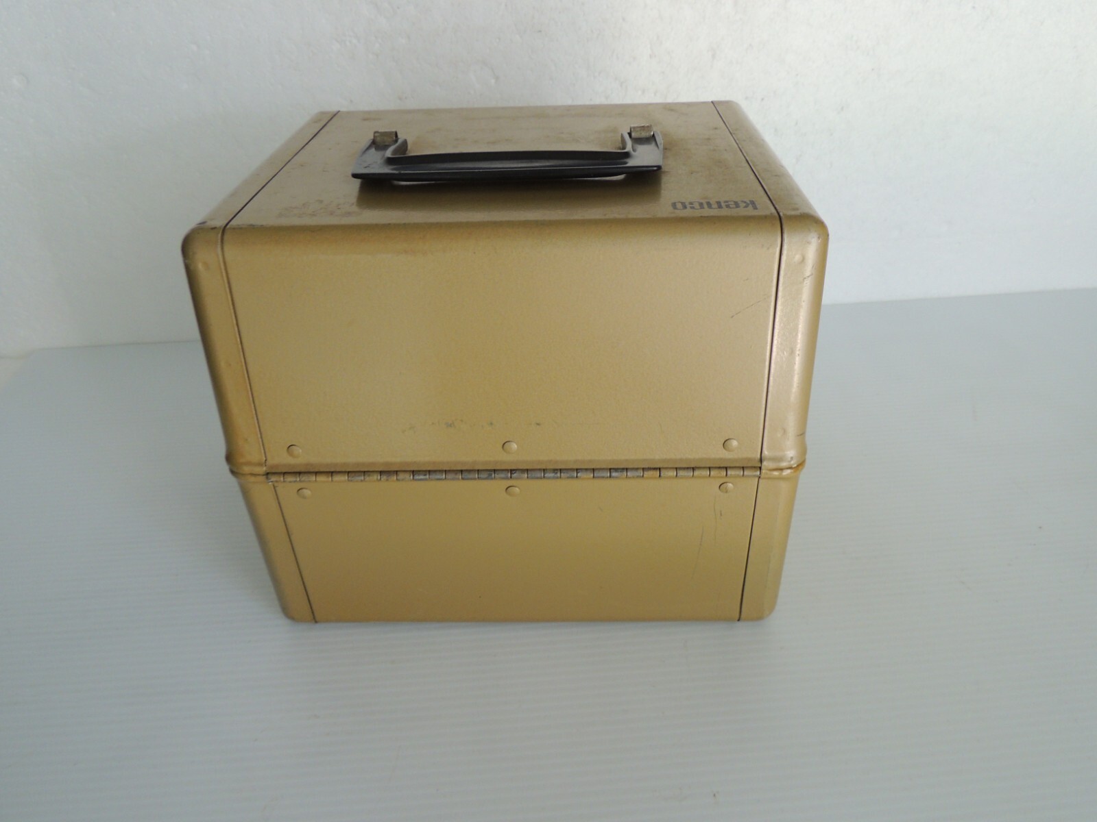 Kenco Film Tape Reel Chest Metal Box Holds 10 Cannisters 7 X 9 X 8 INCH