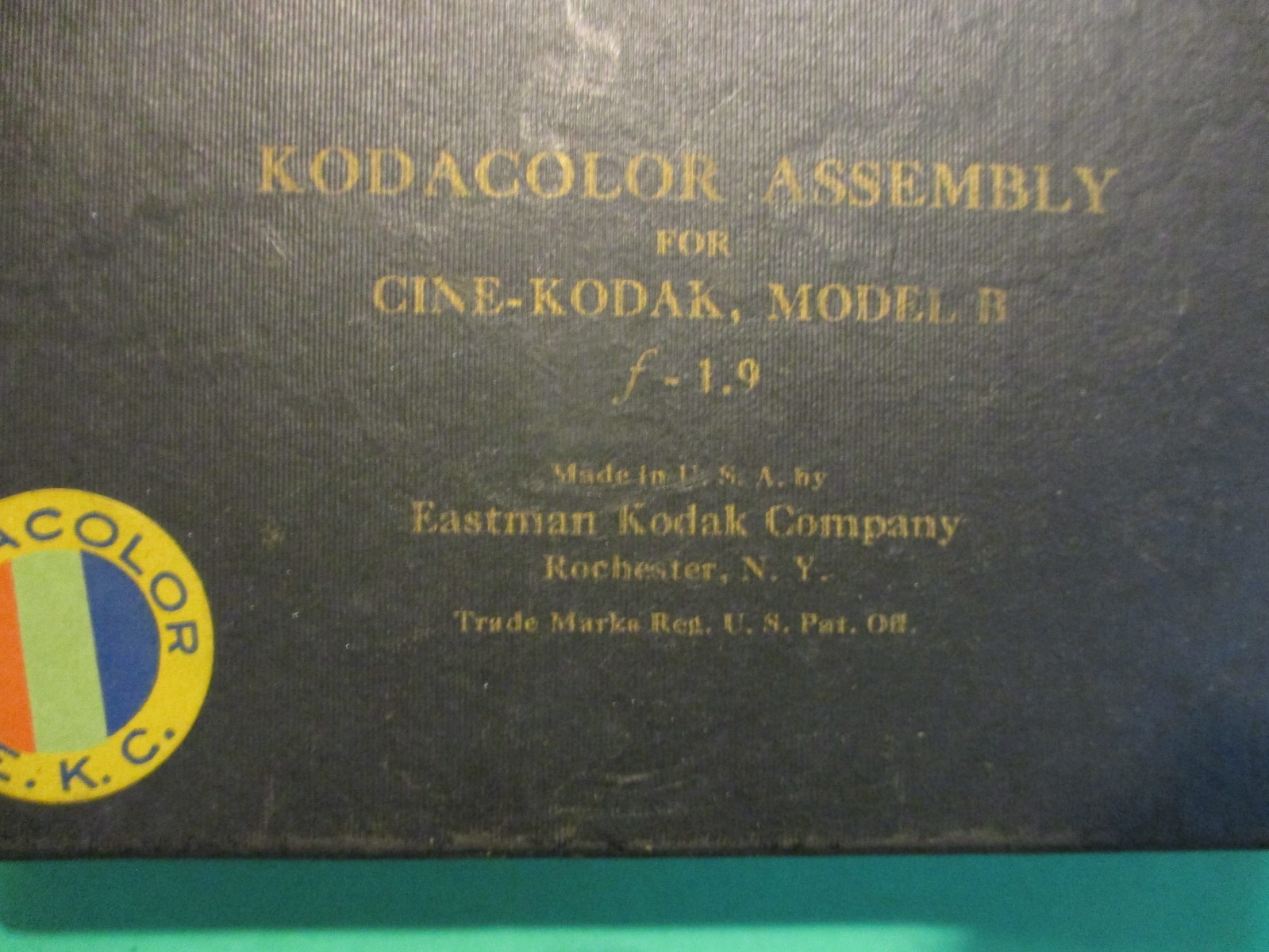 Old Kodak Accessory Kit c.1928- For Cine-Kodak Model B