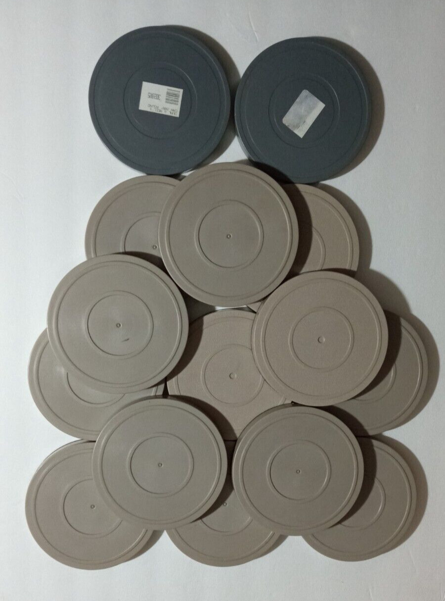 Lot Of 13 Sears Du All Film Cans with Empty Reels Late 1960’s Early 70’s Plus 2
