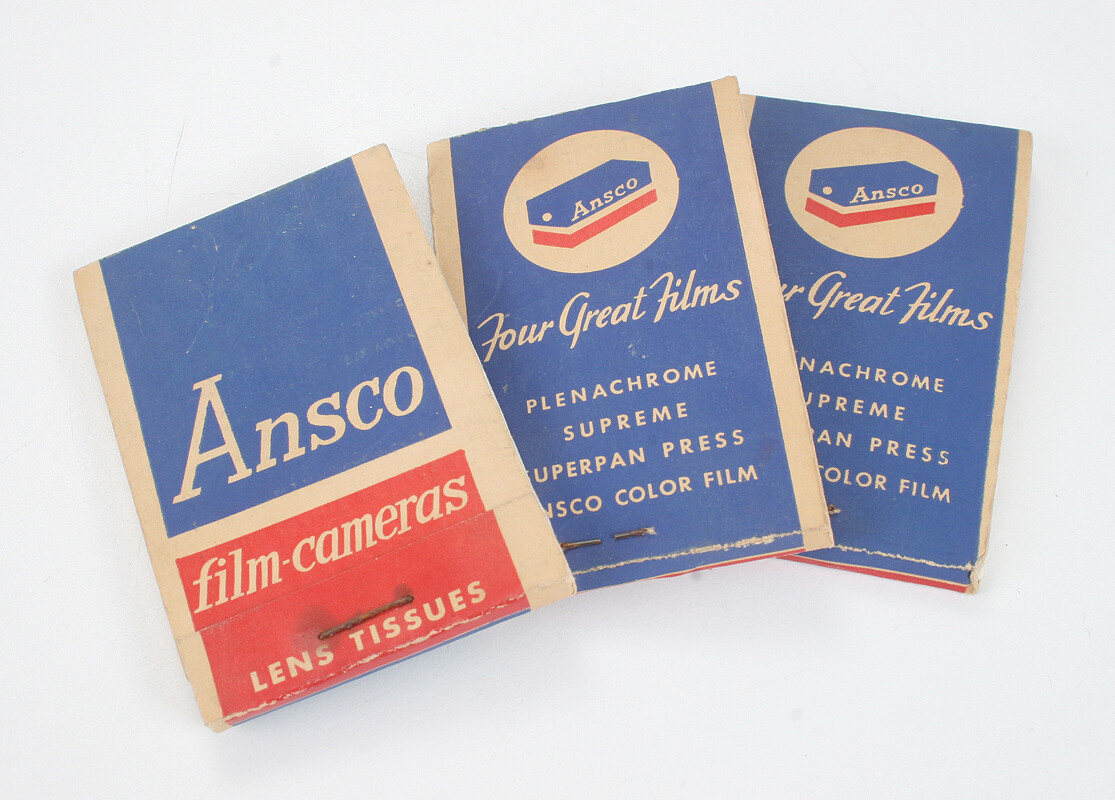ANSCO LENS CLEANING PAPER, THREE PACKAGES FOR DISPLAY/178094