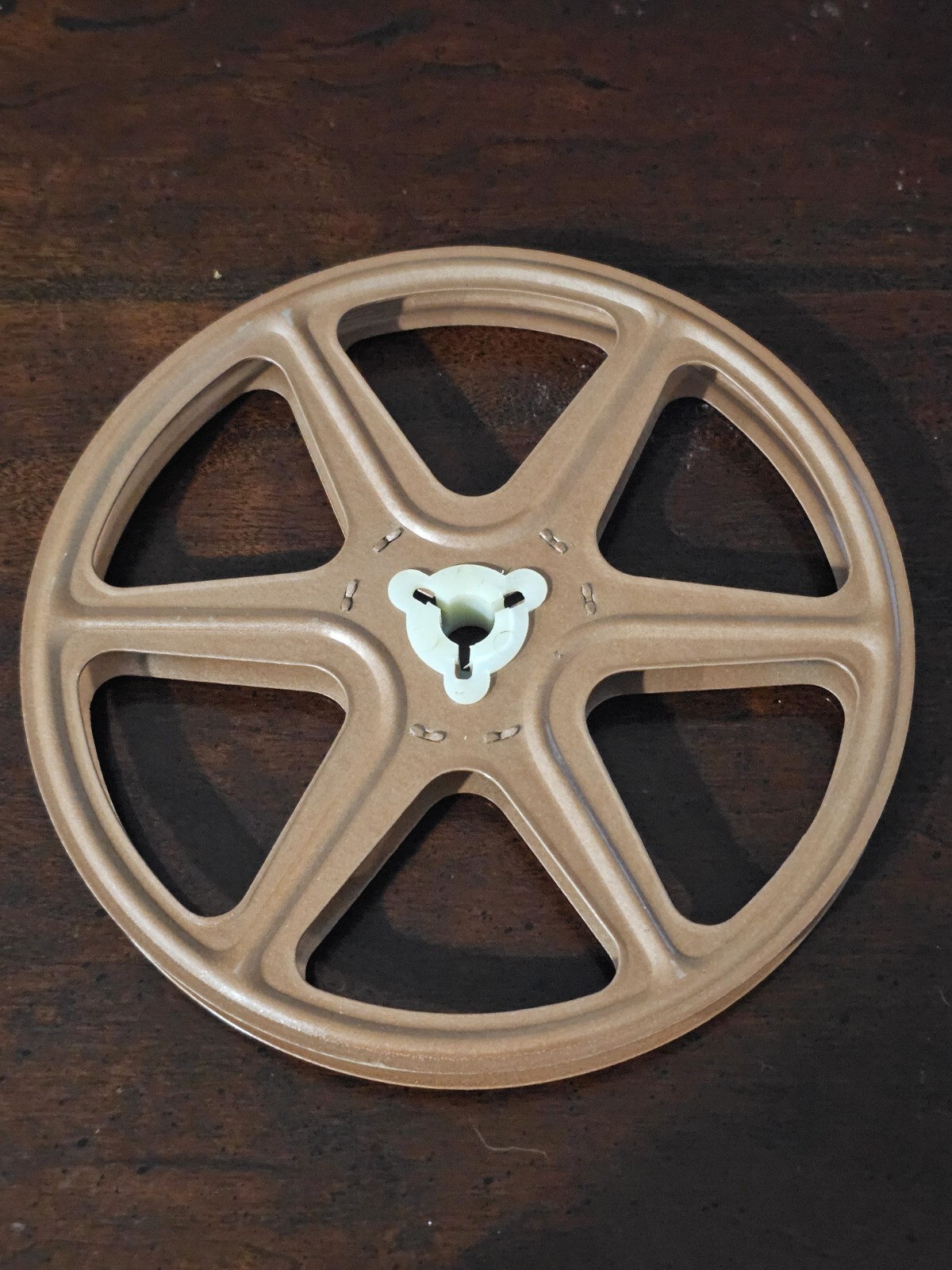 Dual 8 Metal Film Reel Canister Can 5 inches
