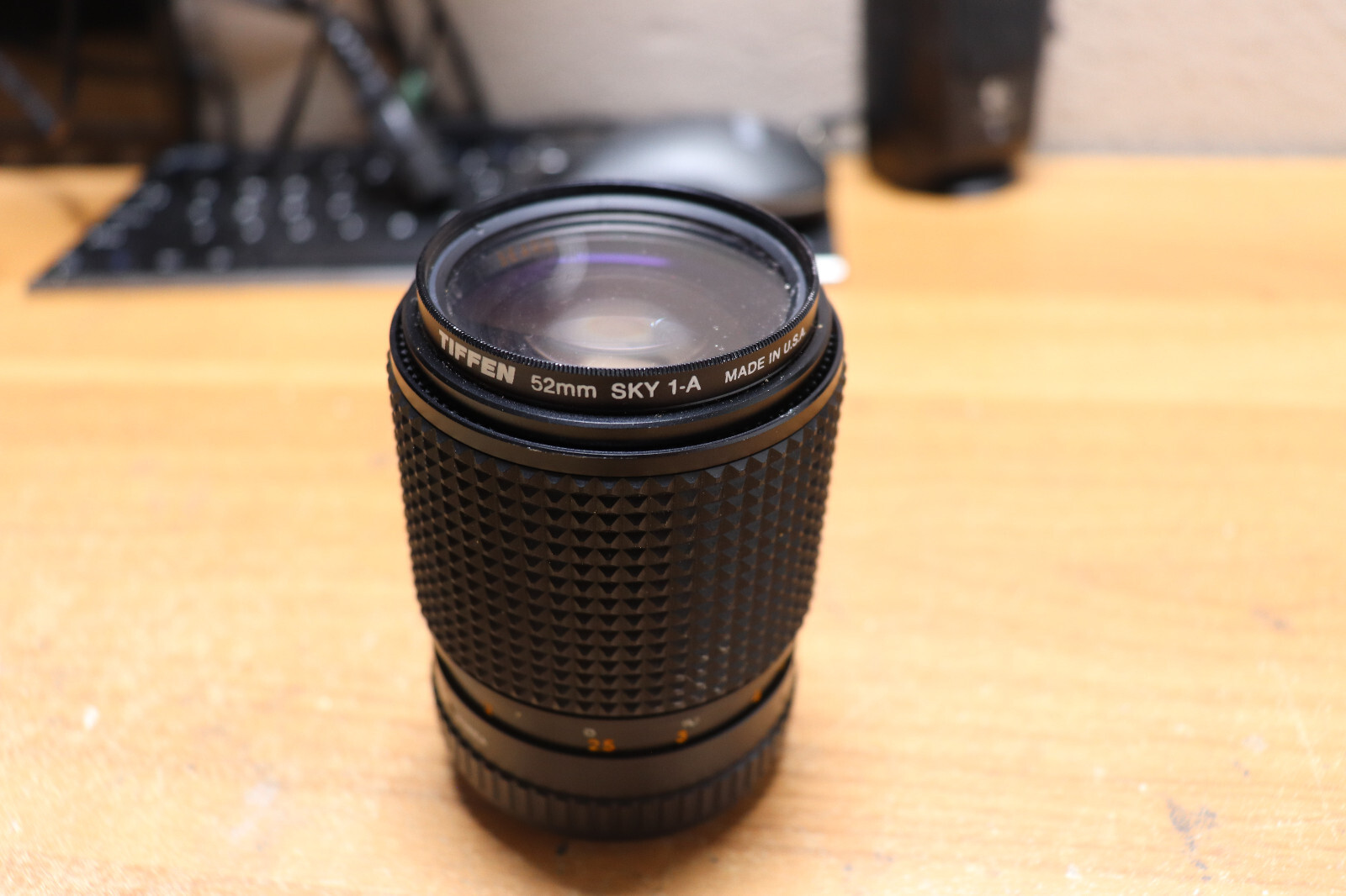 Vivitar Auto Telephoto 135mm F1:2.8 Mount 55mm + Tiffen Sky 1-A Filter