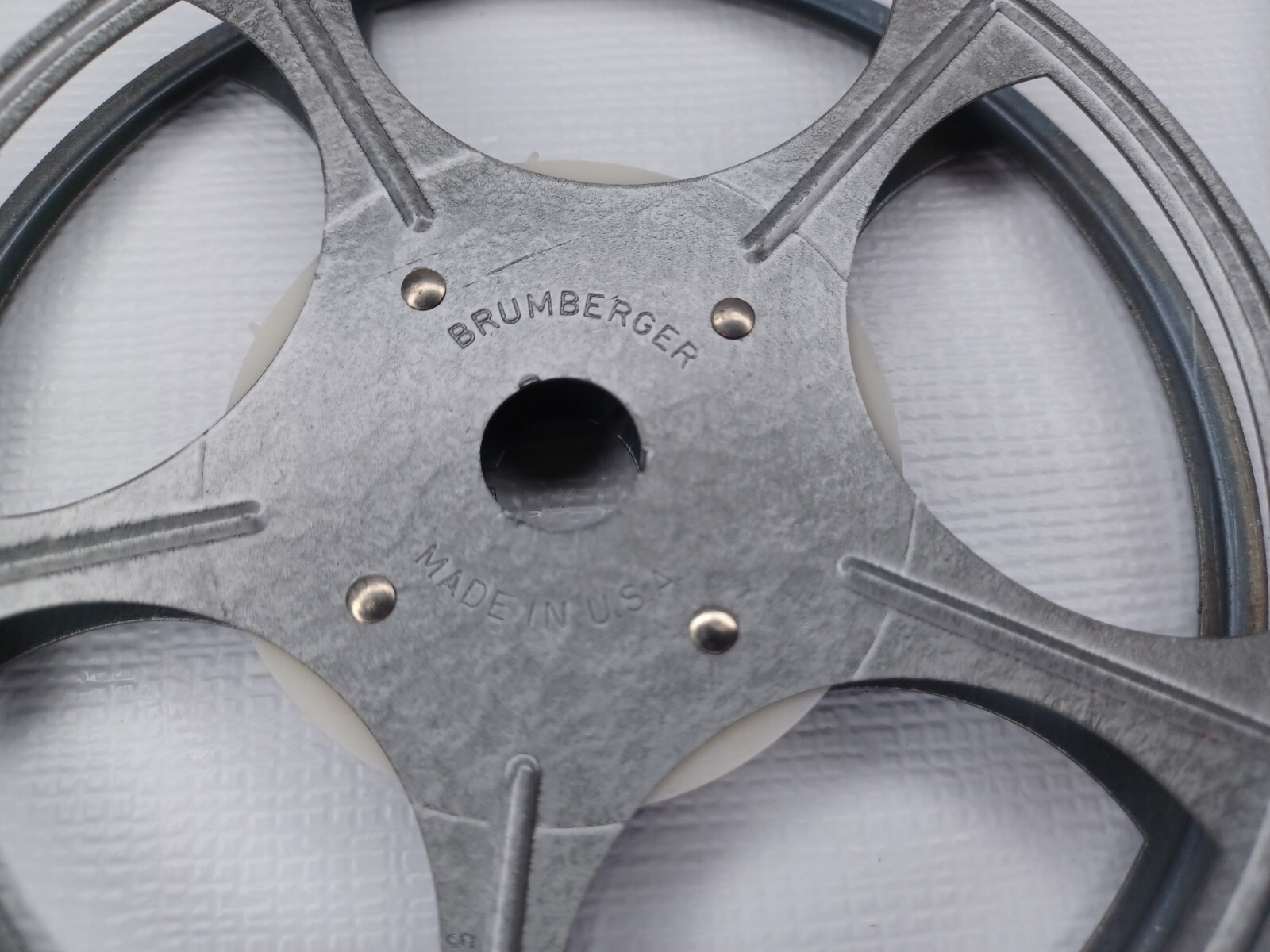 Brumberger 5″ Grey Metal Reel Case