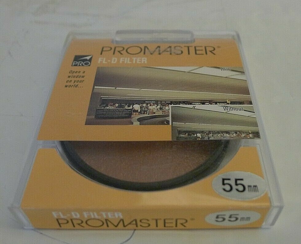 Promaster 55mm FL-D Filter +Protective Case – Japan