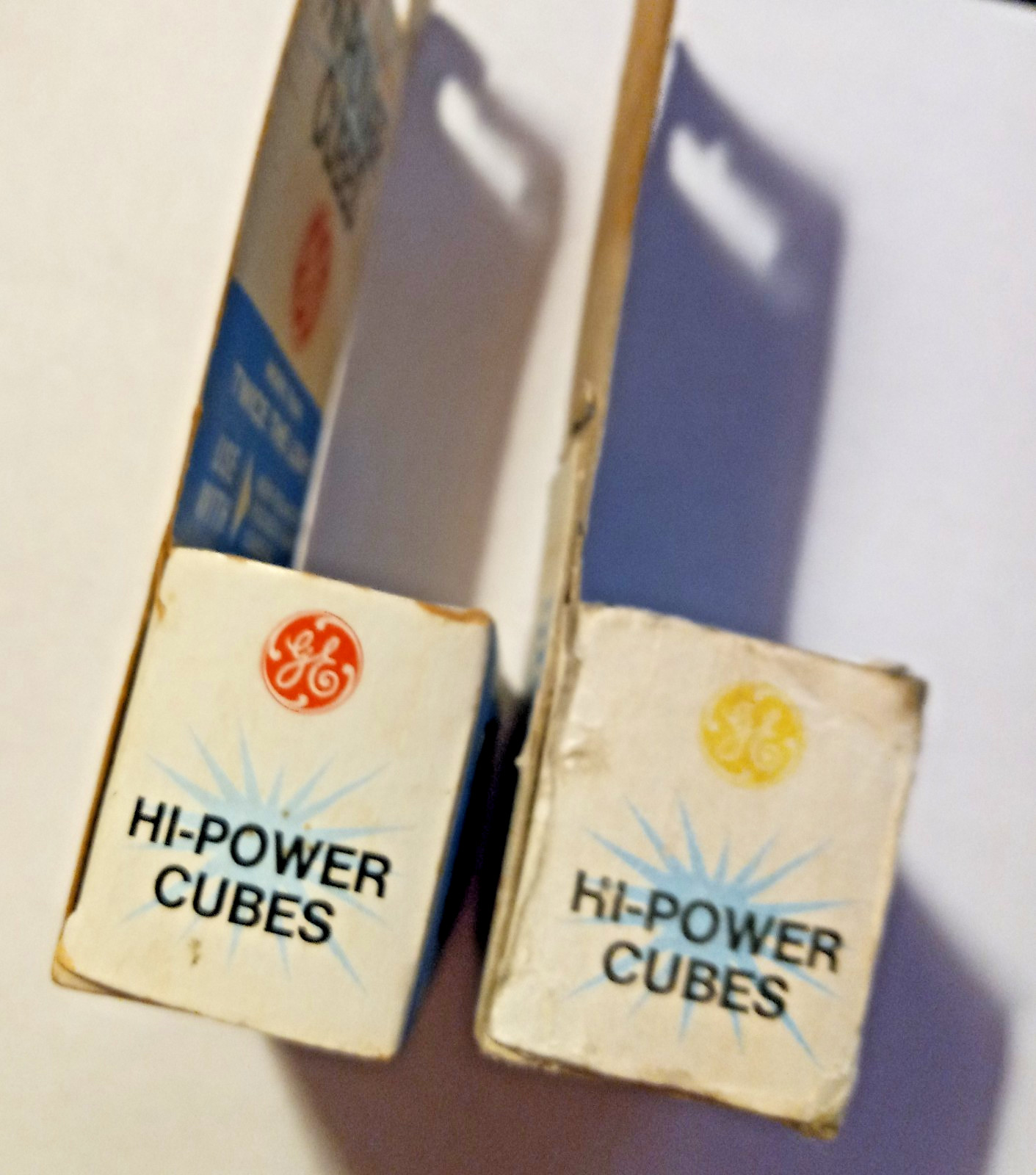 Vintage General Electric Hi Power Flash Cubes 2 Packs Polaroid Cameras GE USA