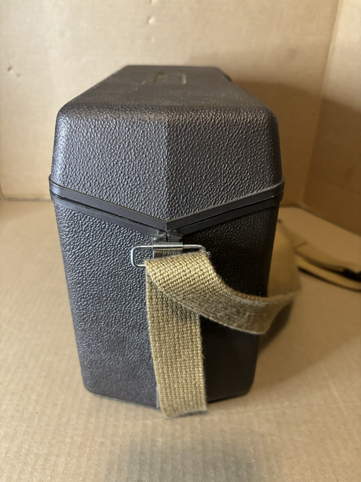 Vintage KONICA Hard Shell Camera Case / Box with Strap Made in Japan Rare HTF