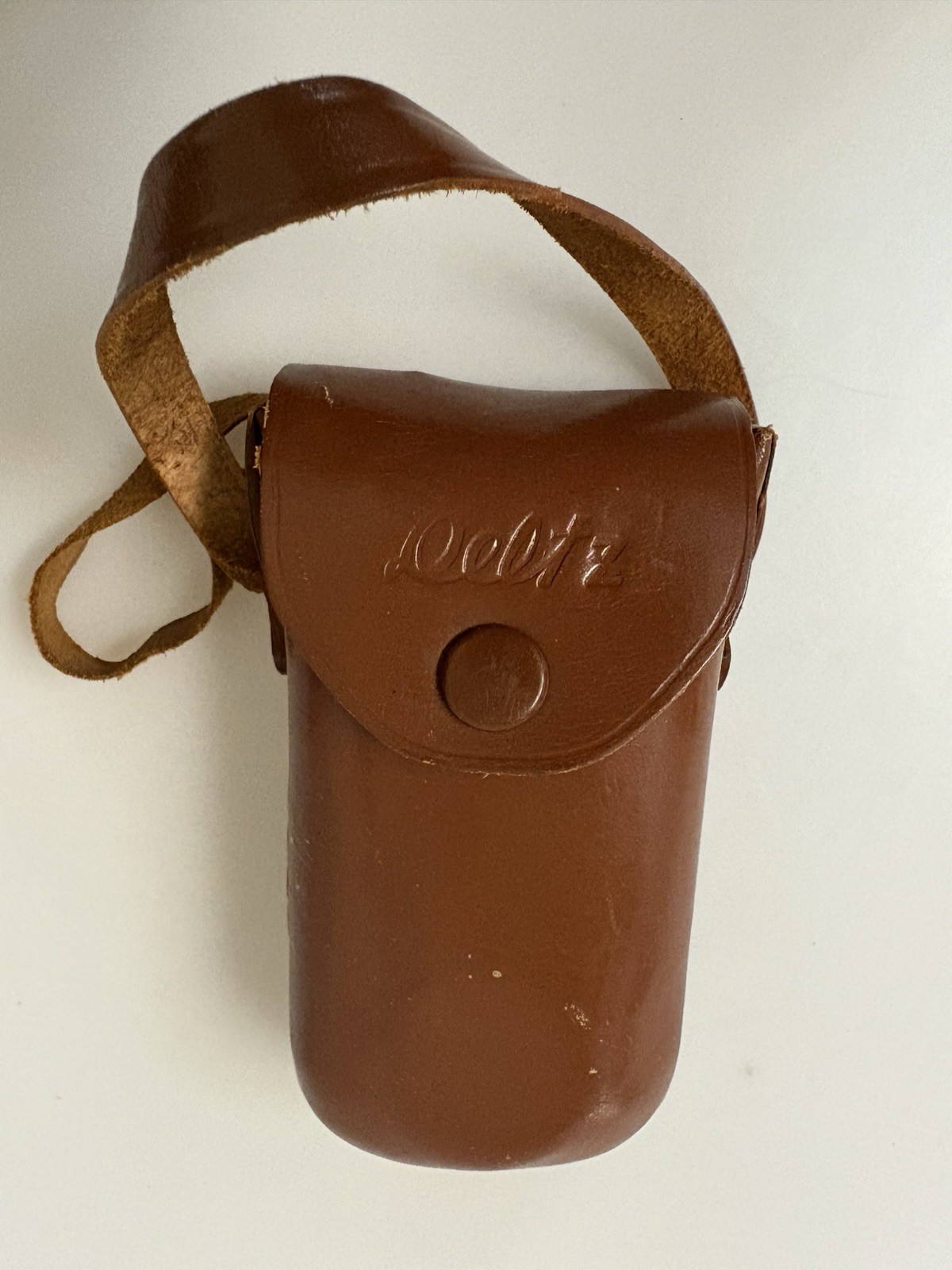 DELTA POCKET FLASH BULB LEATHER CASE SYNCHRONIZATION CORD UNTESTED •SOLD AS IS