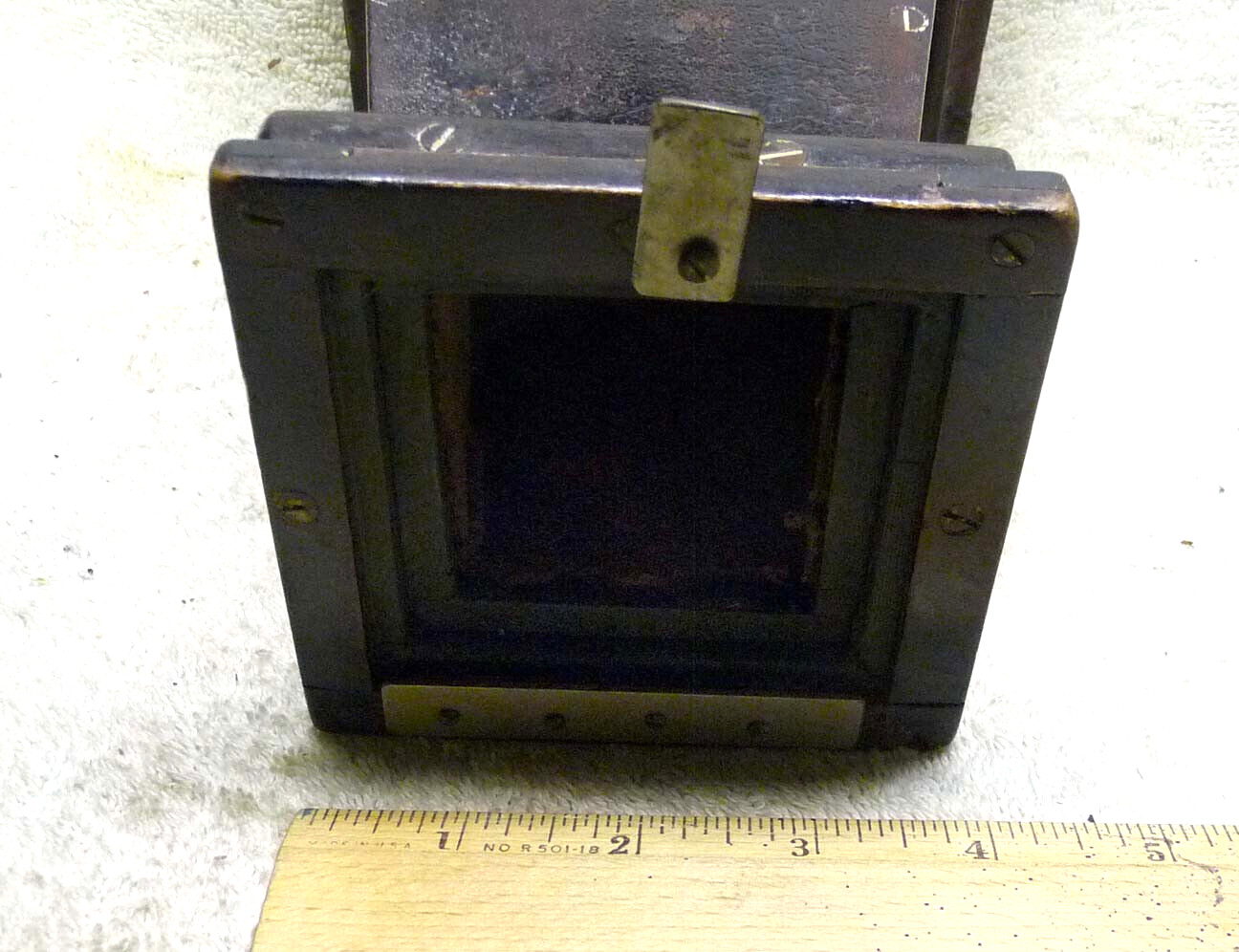 RARE Antique Large Format VIEW Camera WOOD Lens Cone TOP HAT Extension.Close Up?