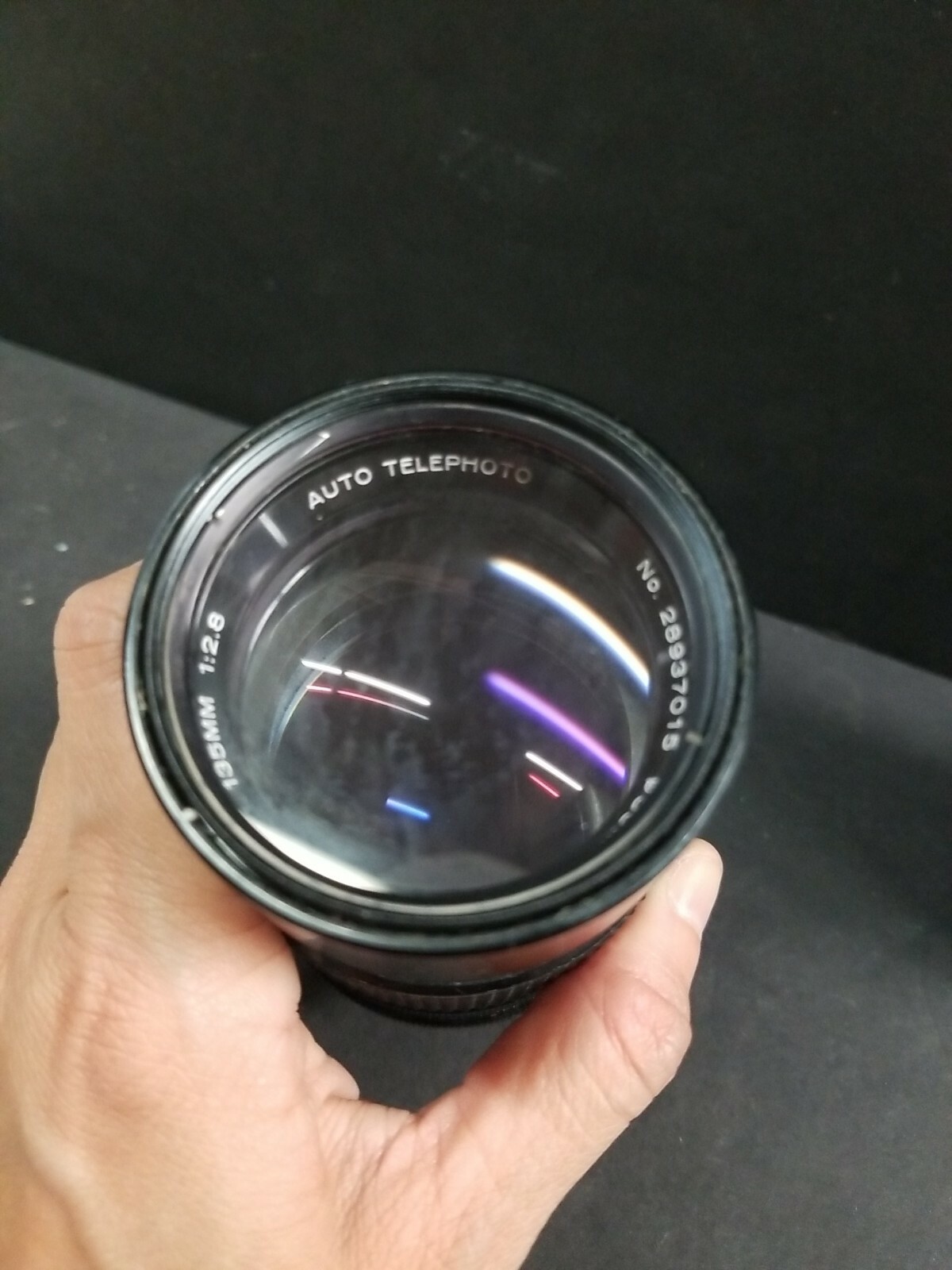 Vivitar Auto Telephoto 135mm F1:2.8 Mount 55mm + Tiffen Sky 1-A Filter