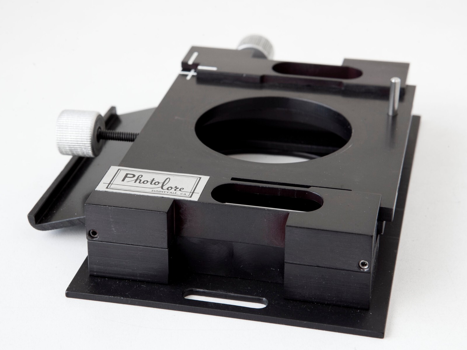 35mm Slide Copier/Duplicator Stage-Carrier. Ultra-Precise Screw Drive Positioner