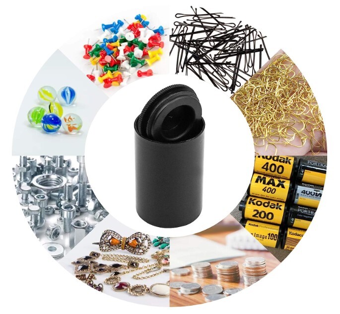 25 Pcs Film Canisters with Caps for Storage of Film Small Accessories & more