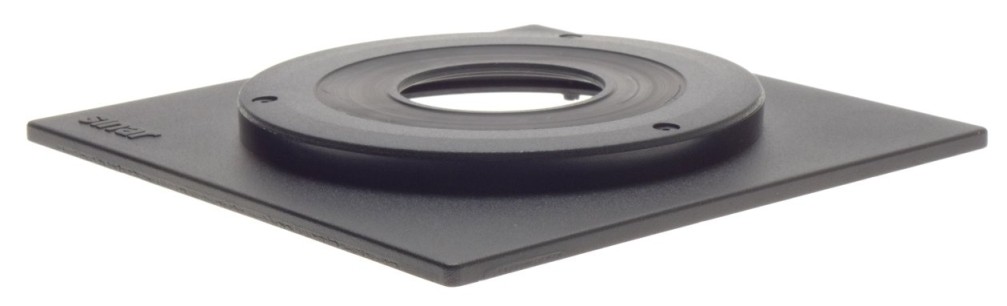 SINAR 4×5 SWISS CAMERA LENS BOARD MINT BLACK PERFECT WORKING ORDER FITS P2 P