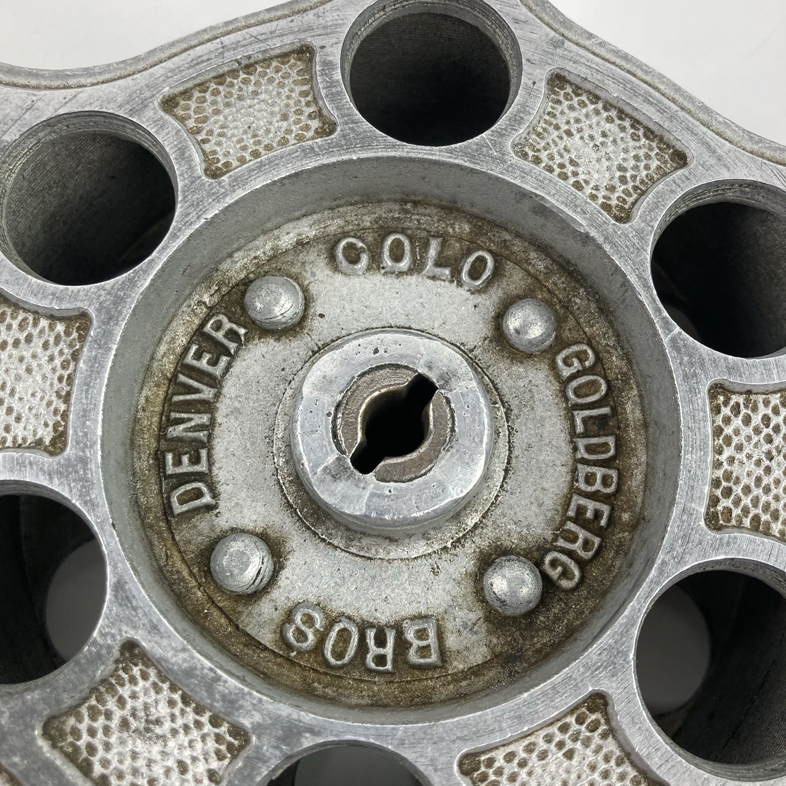 Goldberg Bros 14.5″ 35mm Aluminum 6-Hole Film Reel Vintage Denver, CO