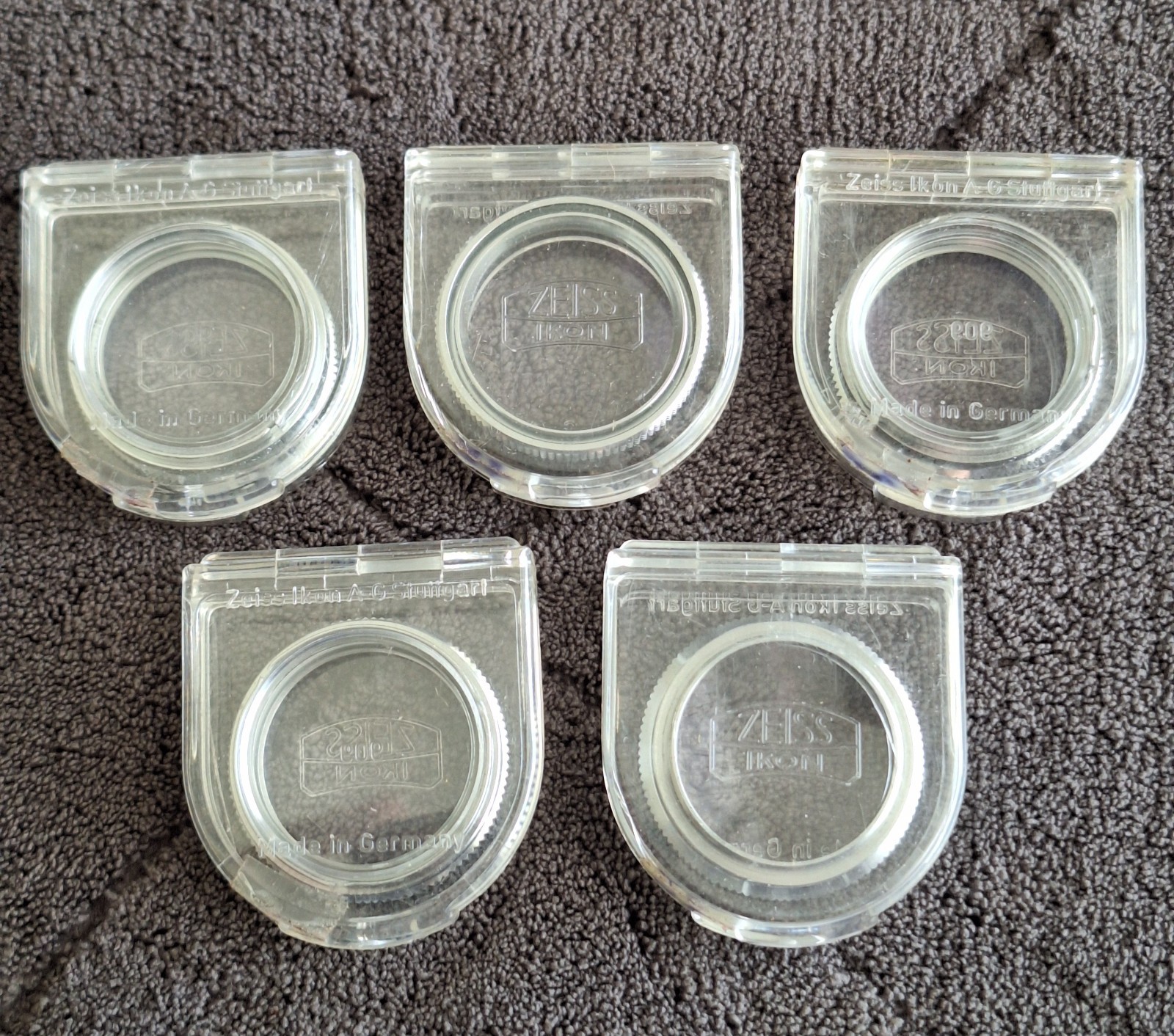 Vintage Carl Zeiss Ikon A G Stuttgart Proxar Lenses Germany Set Of 5