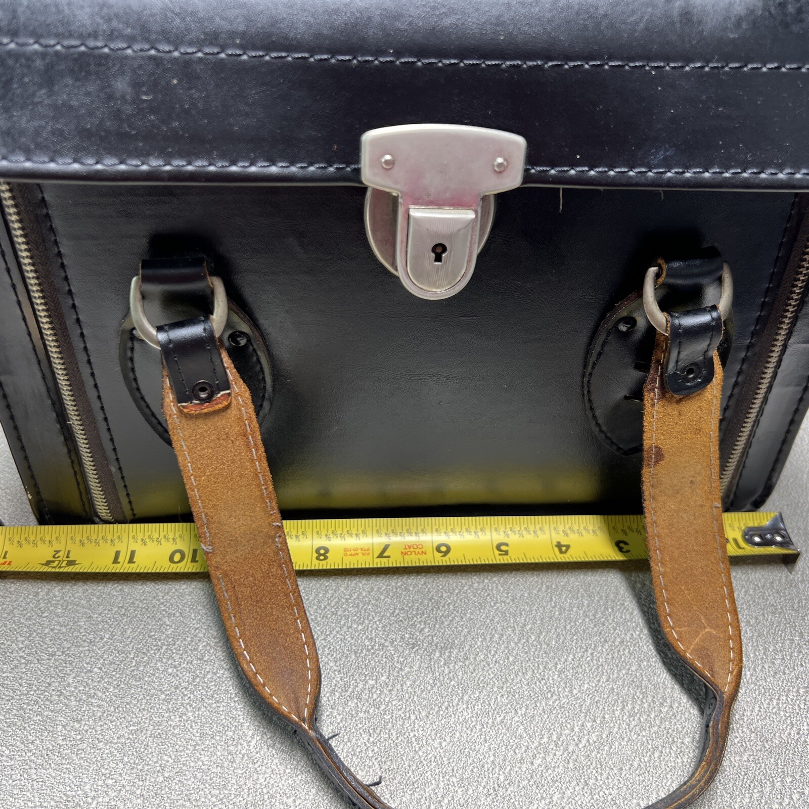VINTAGE KALI-BAG BLACK LEATHER LARGE CAMERA BAG KALIMAR IN JAPAN