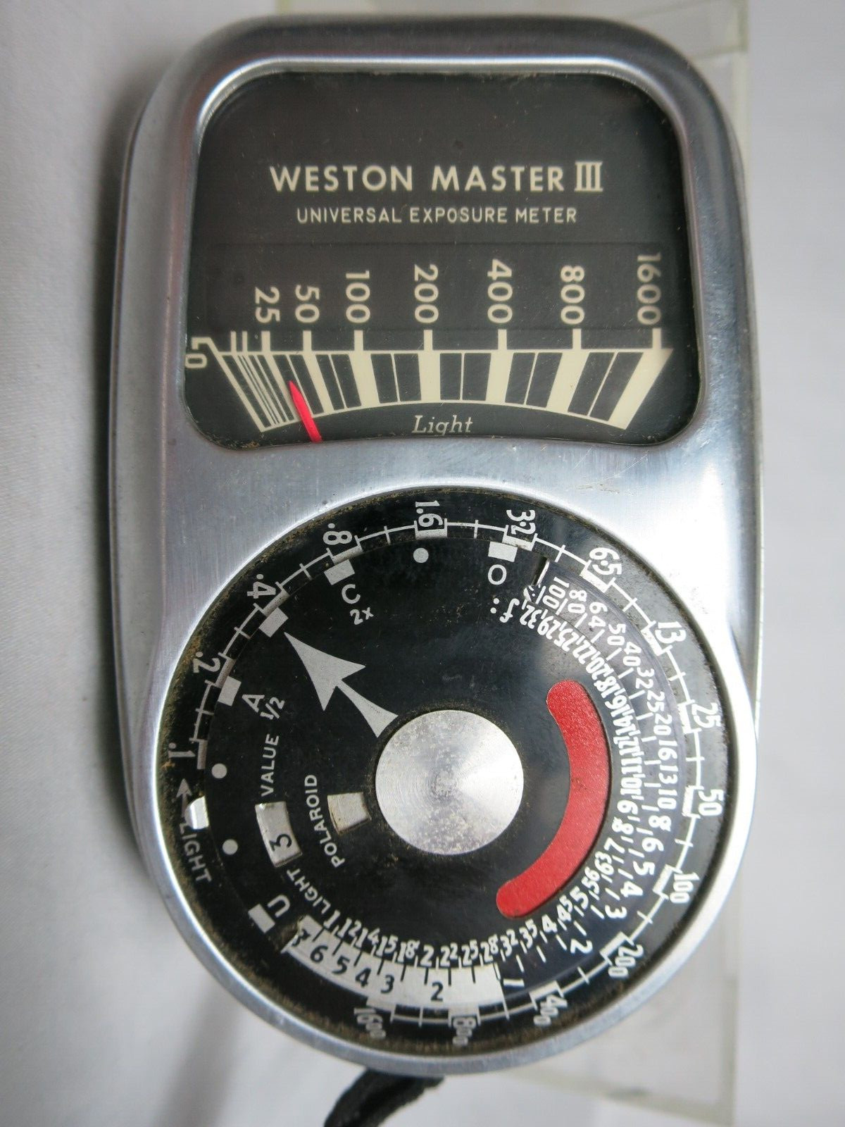 Weston Master III Vintage Photography Universal Exposure Meter Model 737 Leather