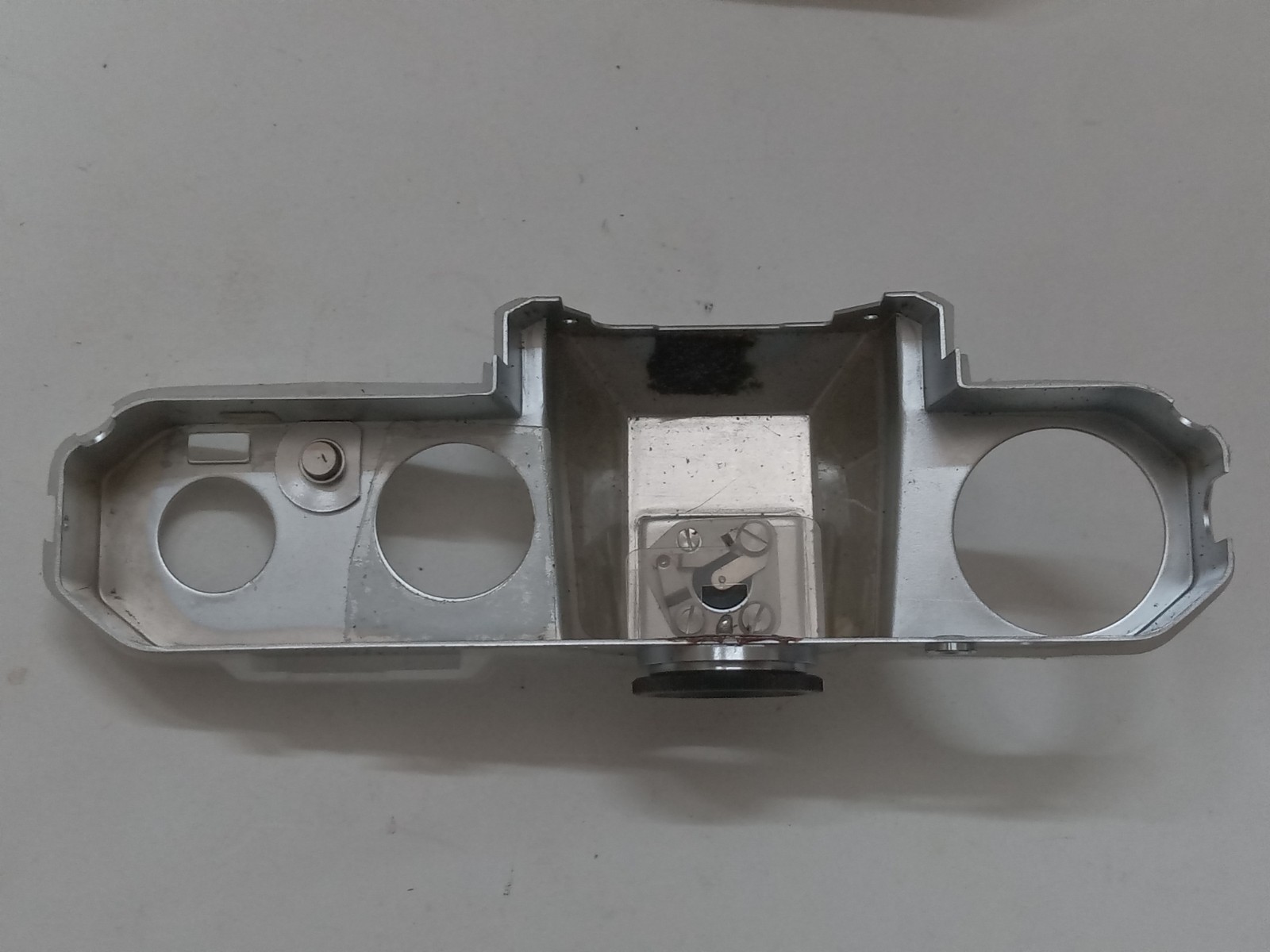 New Old Stock Nikkormat / Nikomat EL Chrome Silver Top Plate Spare Part