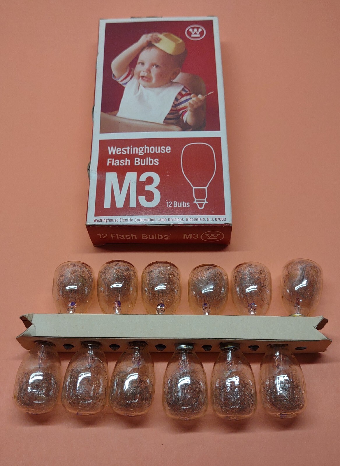 Westinghouse M3 Flash Bulbs 12 Pack new old stock