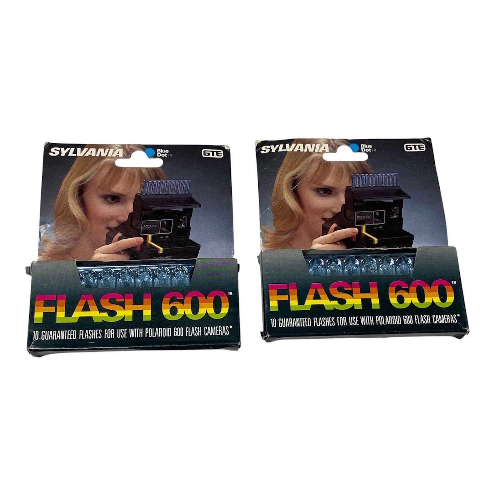 2 Sylvania Blue Dot Flash Bar