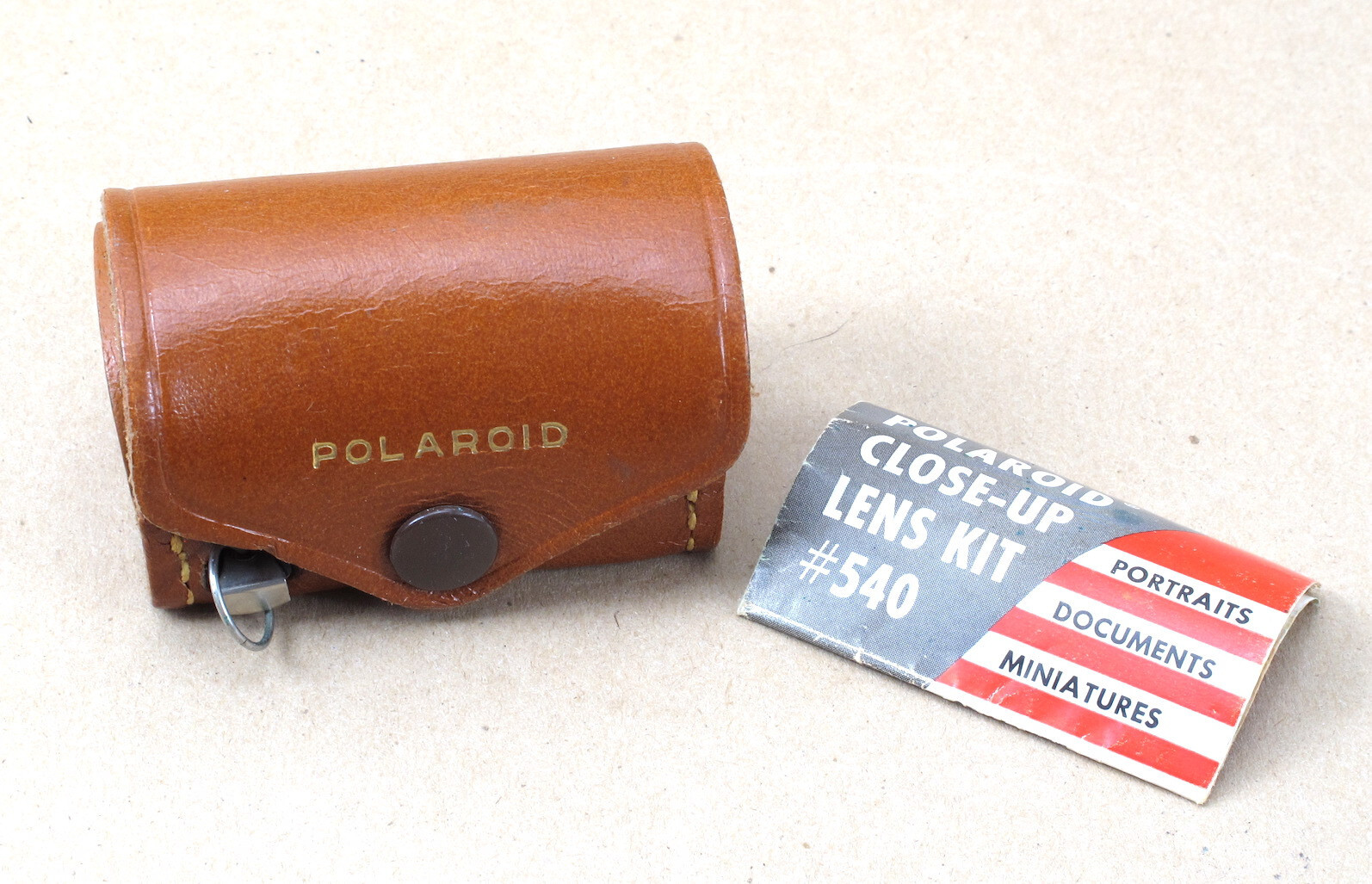 Vintage Polaroid 540 Close-Up Lens Kit + Tape Measure in case MINT-