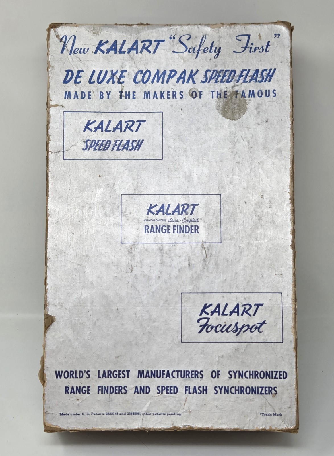 Vintage Kalart De Luxe Compak Speed Flash w/ Original Box