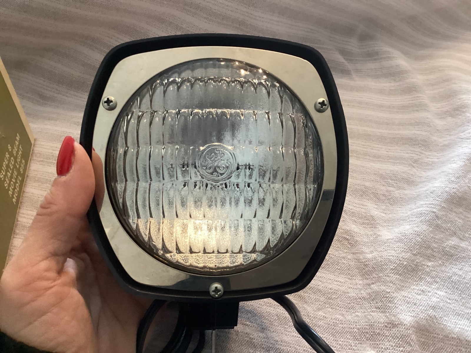 Vintage 1960s MCM Atlas Warner Super 8 Sealed Beam Movie Light Model 855
