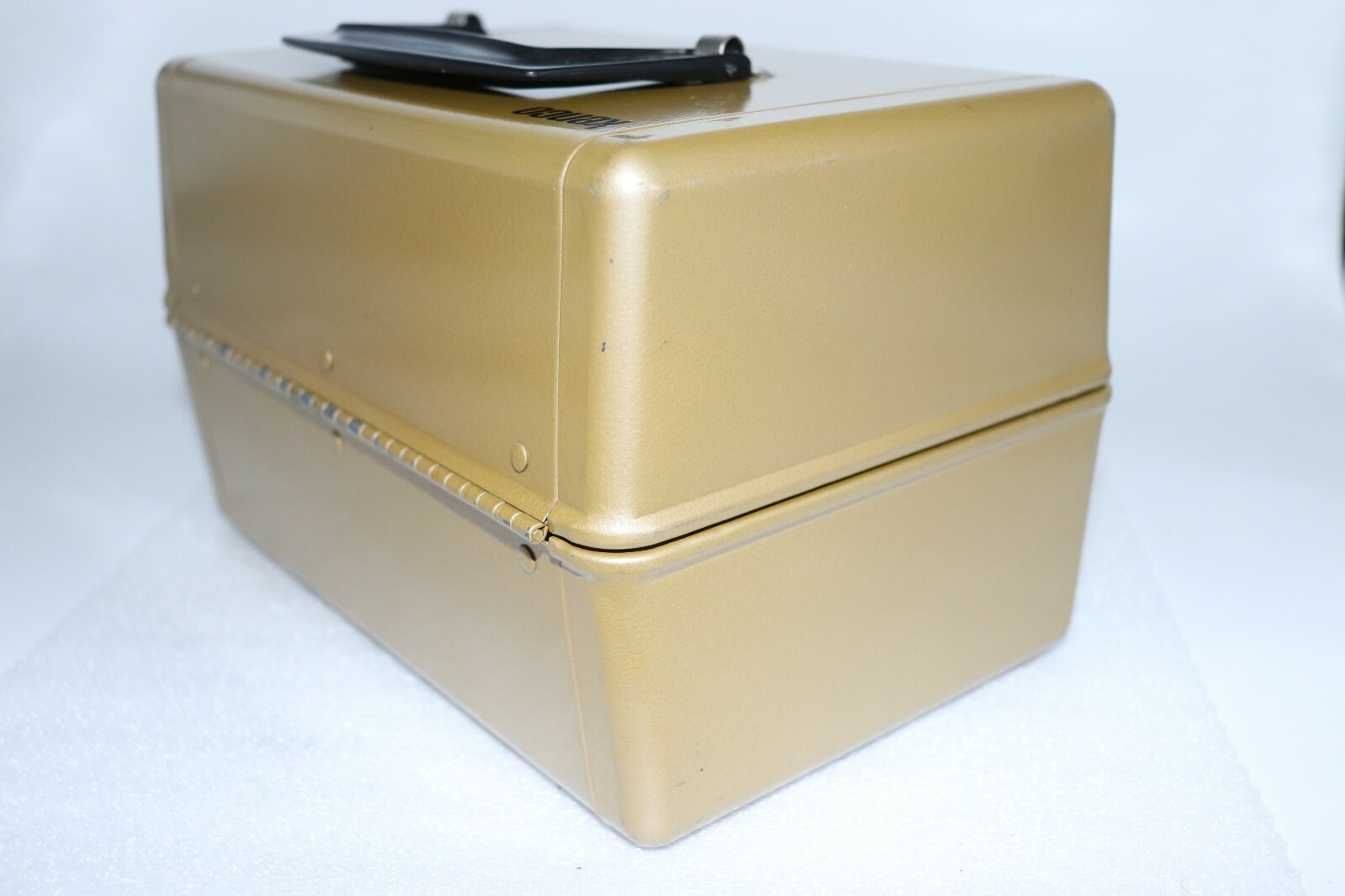 Vintage KENCO Film Tape Reel 10 Slot Metal Box