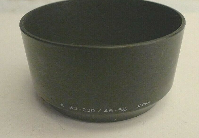 Minolta A 80-200 / 4.5 – 5.6 Lens Hood Shade – Plastic – Japan