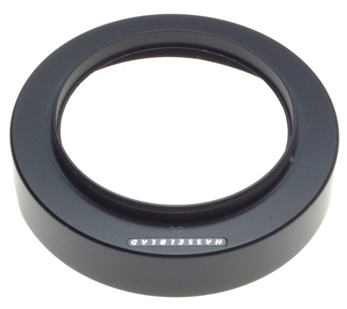HASSELBLAD 50mm CAMERA LENS HOOD SHADE SCREW IN TYPE f=50mm WIDE ANGLE CLEAN