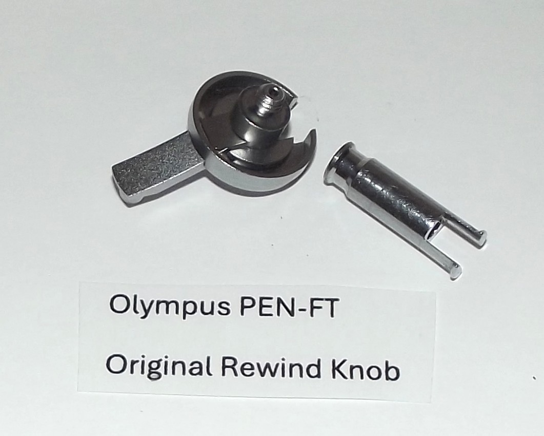 Olympus Genuine Original PEN F FT Film Rewind Knob with Spindle