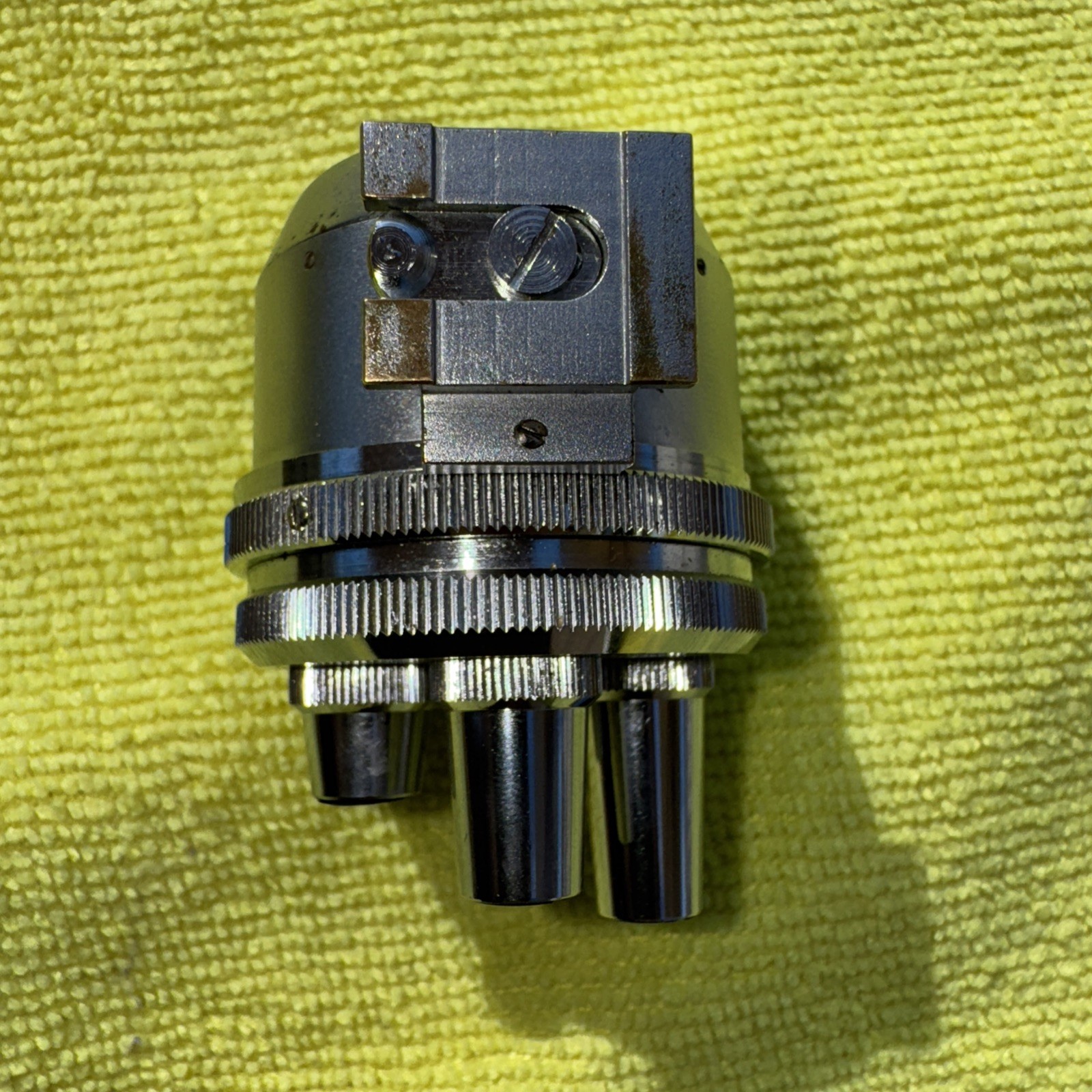 Foinix Universal silver camera viewfinder fits hotshoe rotating focal length