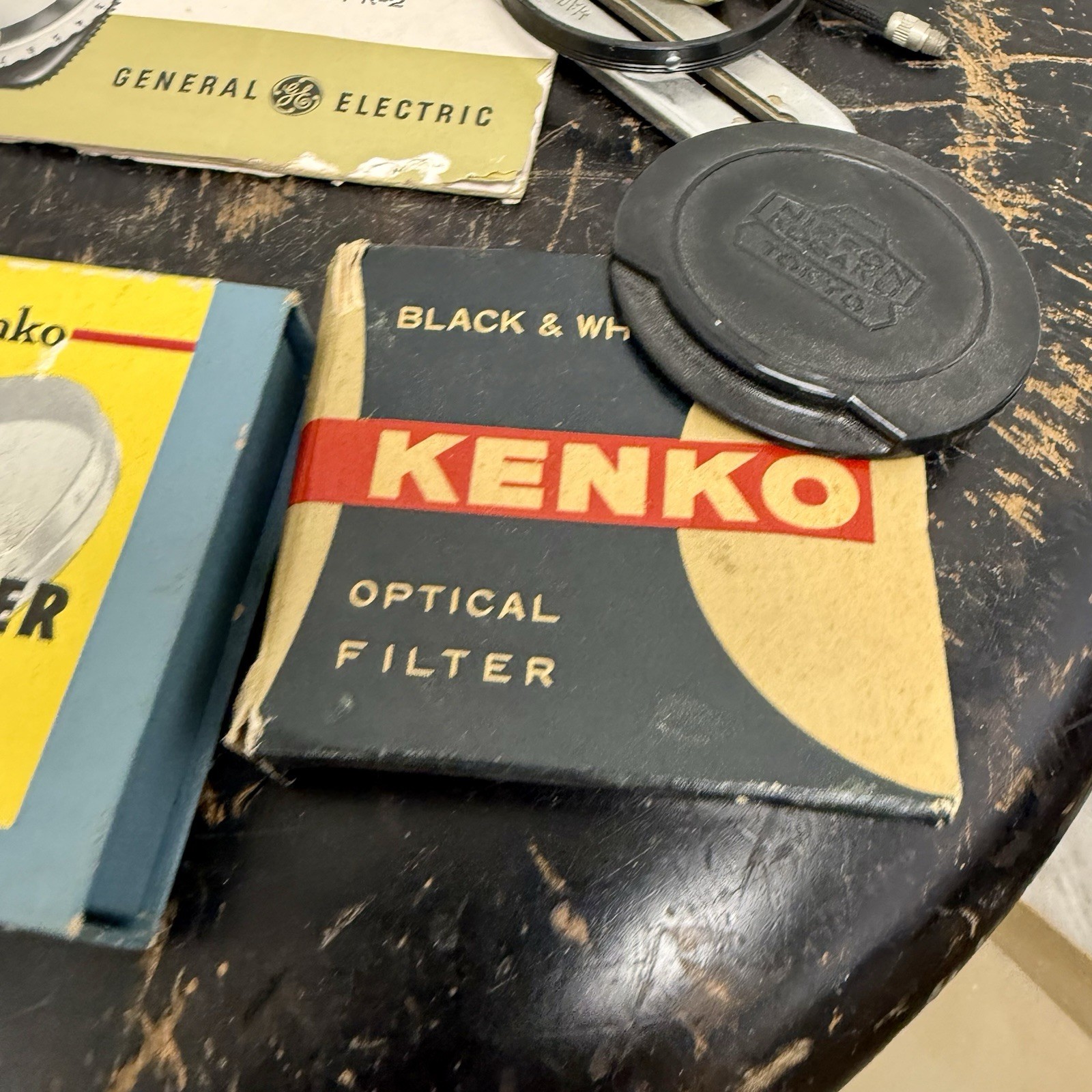 Lot Vintage 1950s Nikon Nikkor Lens Filters In Boxes Etc