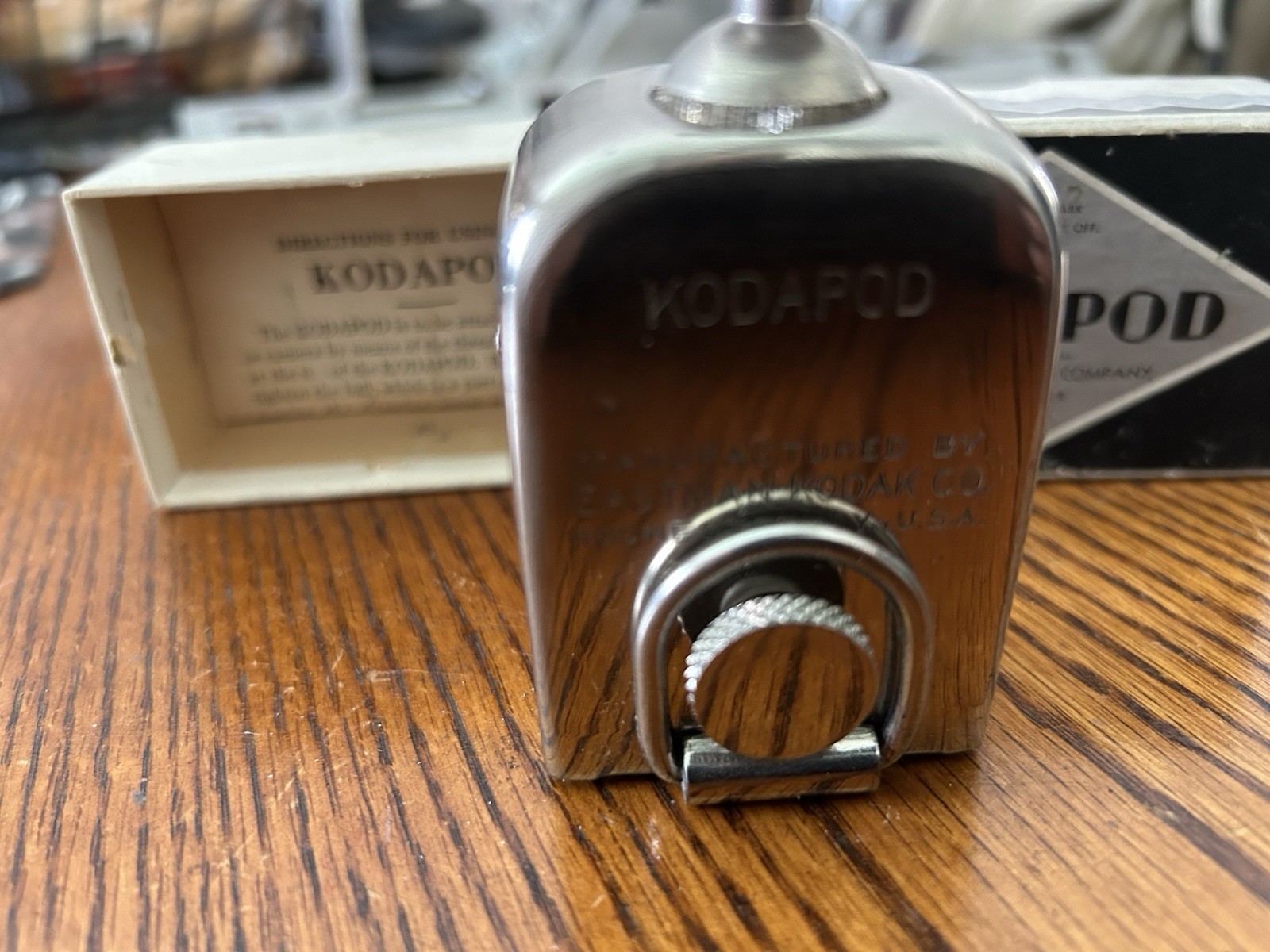 Kodak Kodapod Ball-Head Clamping Camera / Light Grip Vintage. Made in USA