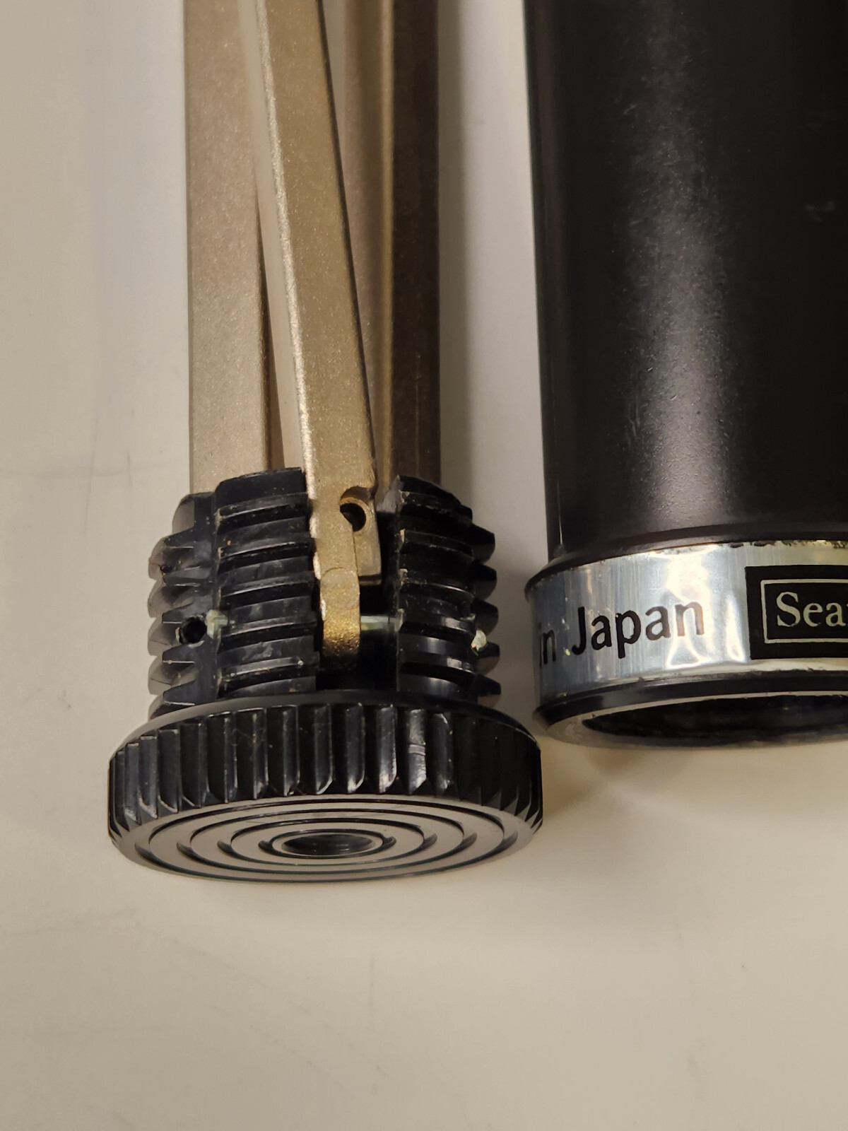 Vintage Sears Table Top Tripod Compact Camera Mount Ball Head Made in Japan 9 In