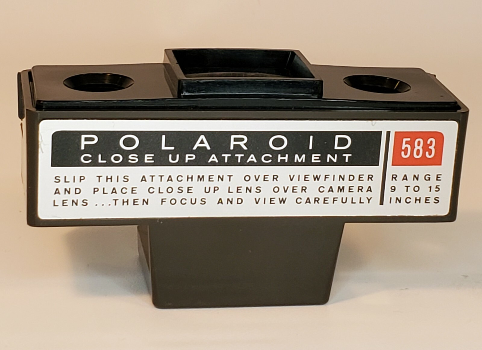Polaroid Camera Close Up Attachment #583 Slip on Over View Finder 9 to 15 inches