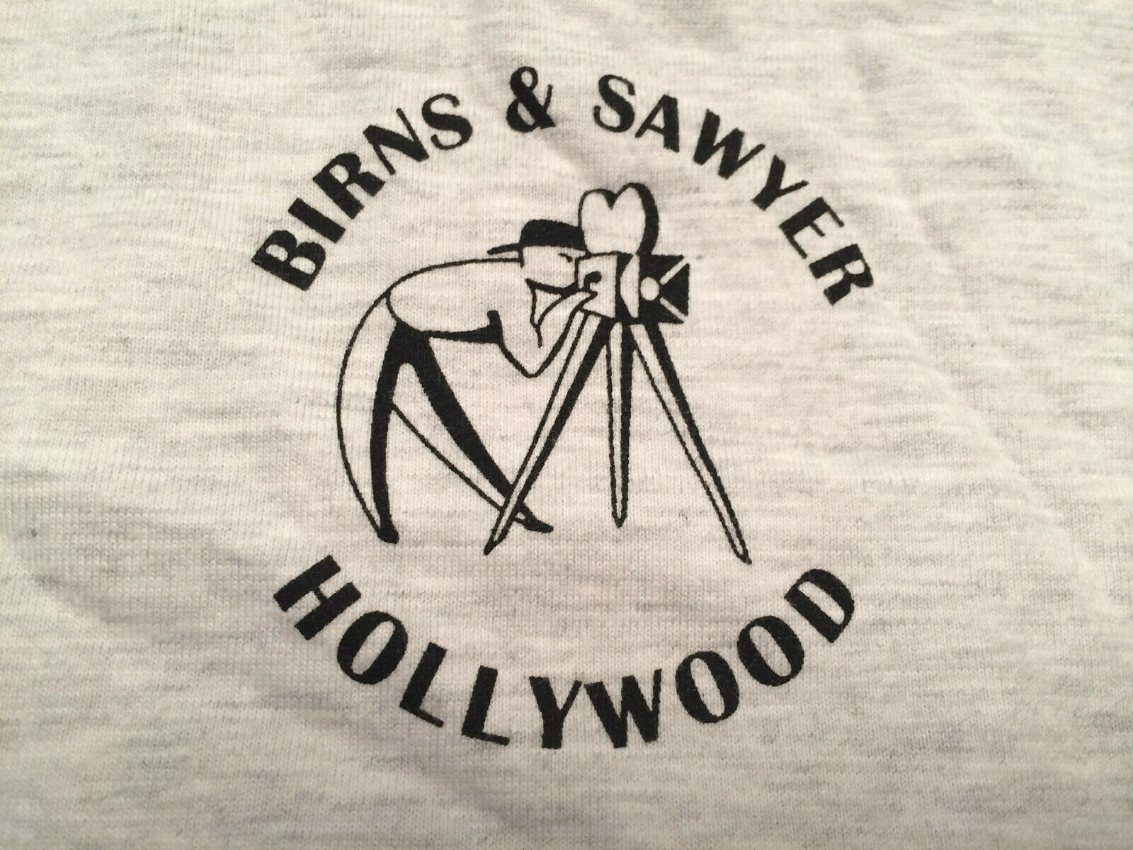 VINTAGE “BIRNS & SAWYER HOLLYWOOD” CAMERA RENTALS, T-SHIRT ARRI-CAM MITCHELL-CAM